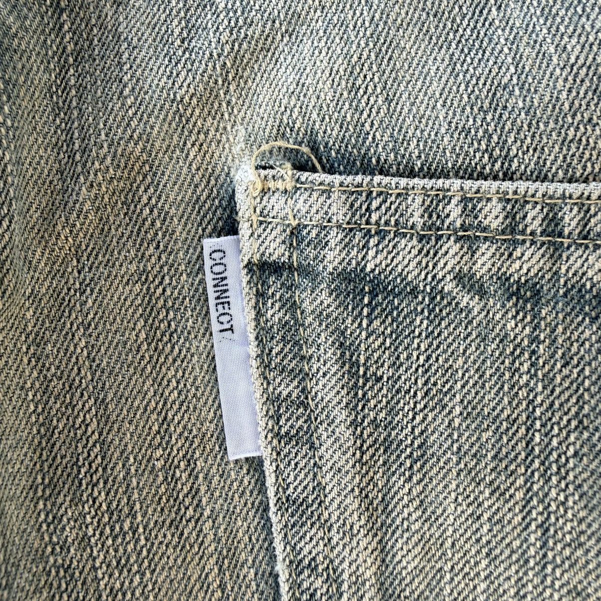 Japanese Brand W35x29.5 Vintage Connect Rusty Faded Denim Jean Pants Size US 35 - 14 Thumbnail