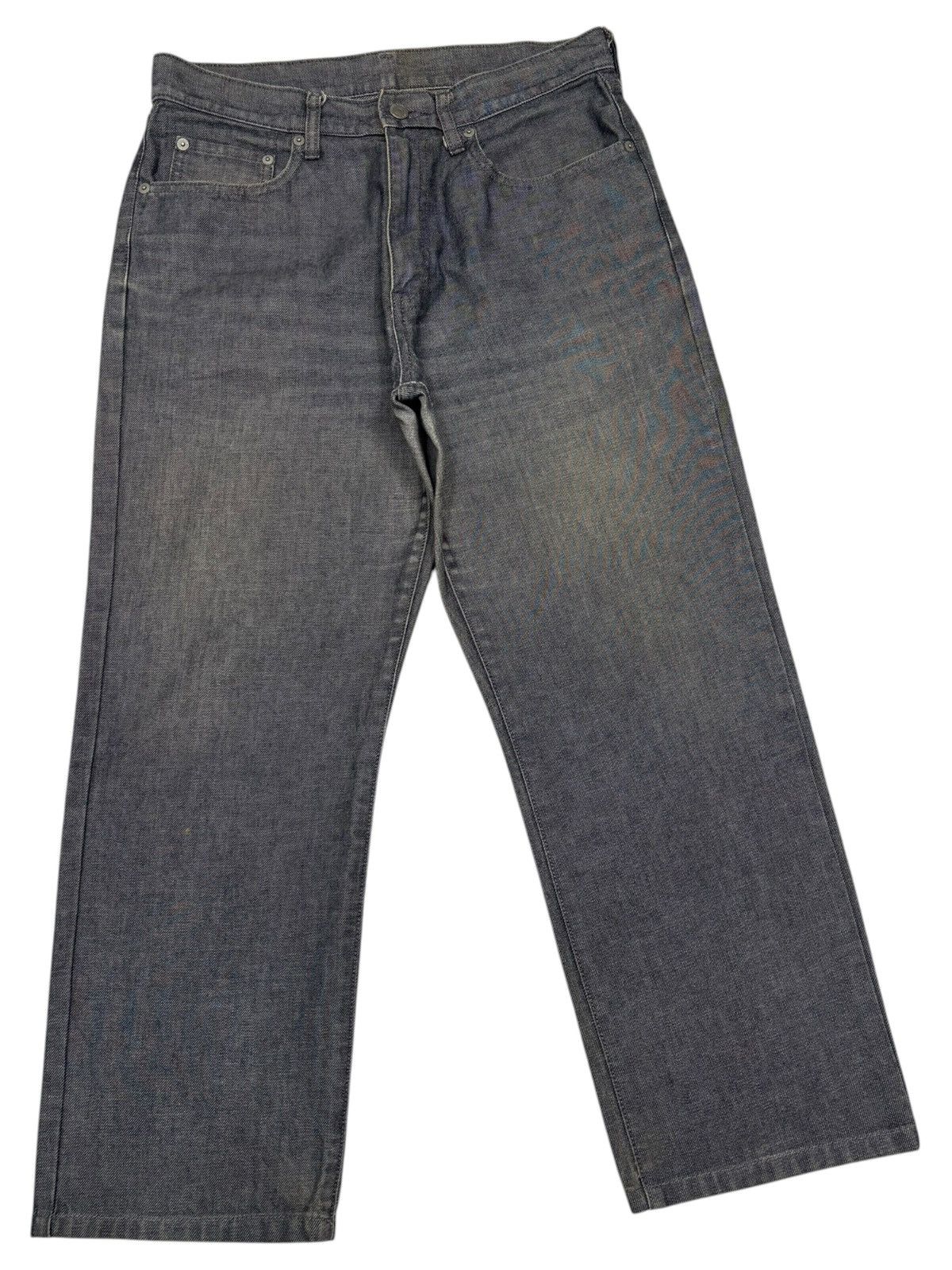 Helmut Lang × Uniqlo VINTAGE UNIQLO BAGGY JEANS HELMUT LANG COTTON STYLE JEANS Size US 30 / EU 46 - 3 Thumbnail