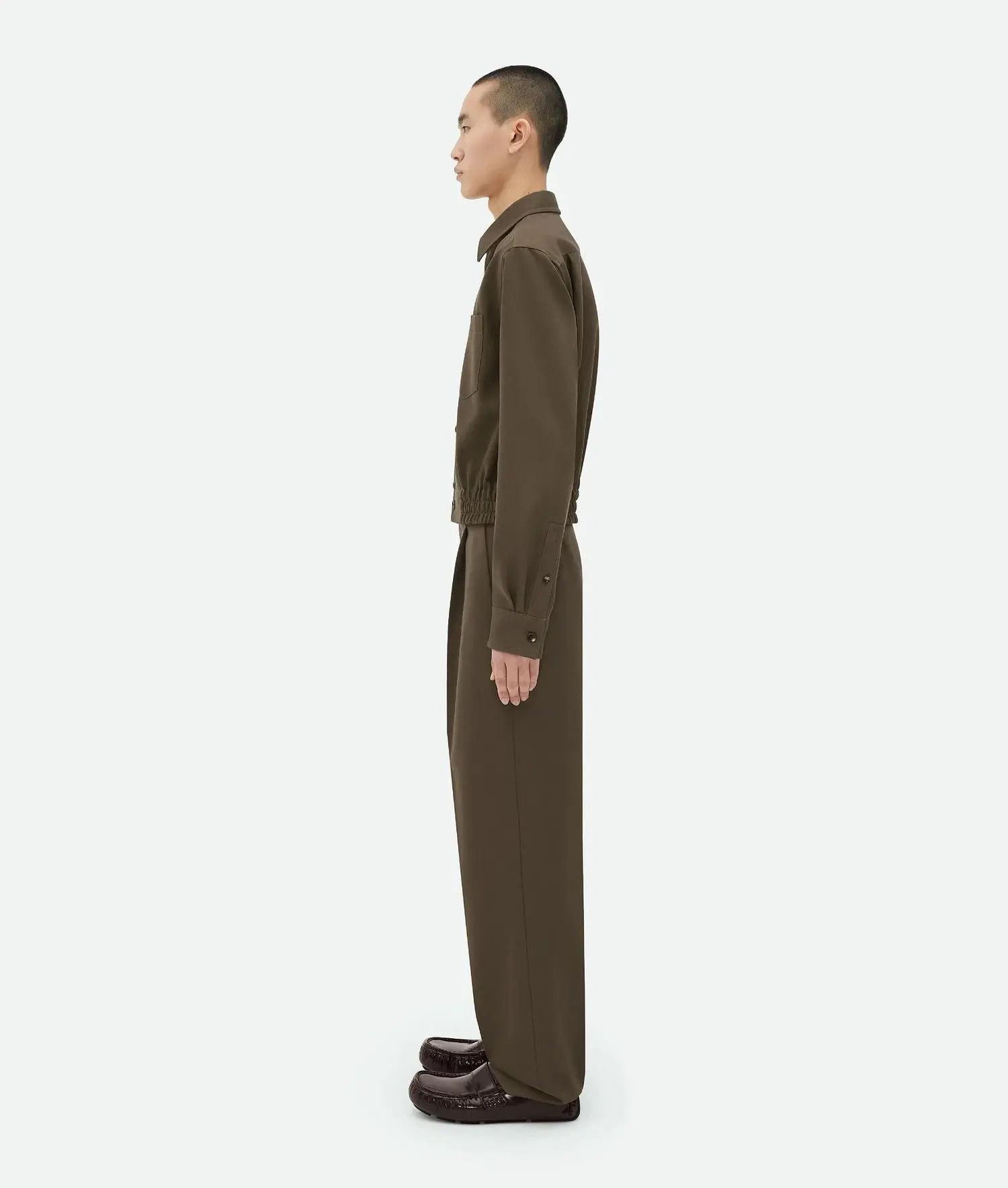Bottega Veneta o1bcso1str0225 Ride Driver Loafers in Brown Size US 11.5 / EU 44-45 - 2 Thumbnail