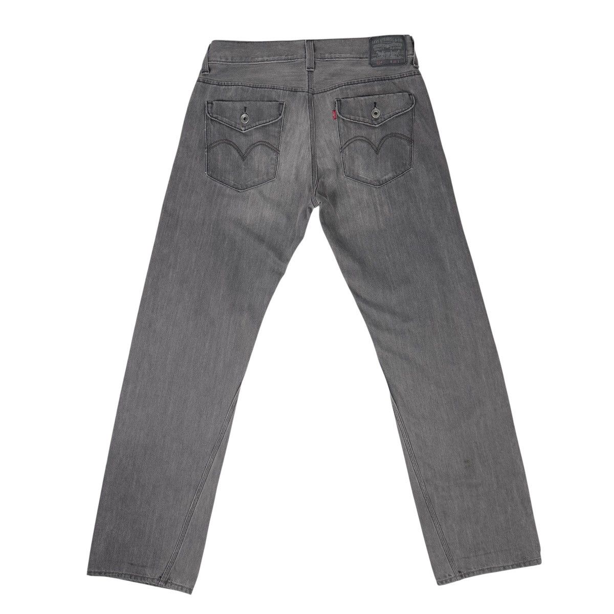 Levi's Levi's 514 Slim Straight Jeans Mens 36x34 Gray Wash Red Tab Size US 36 / EU 52 - 1 Thumbnail
