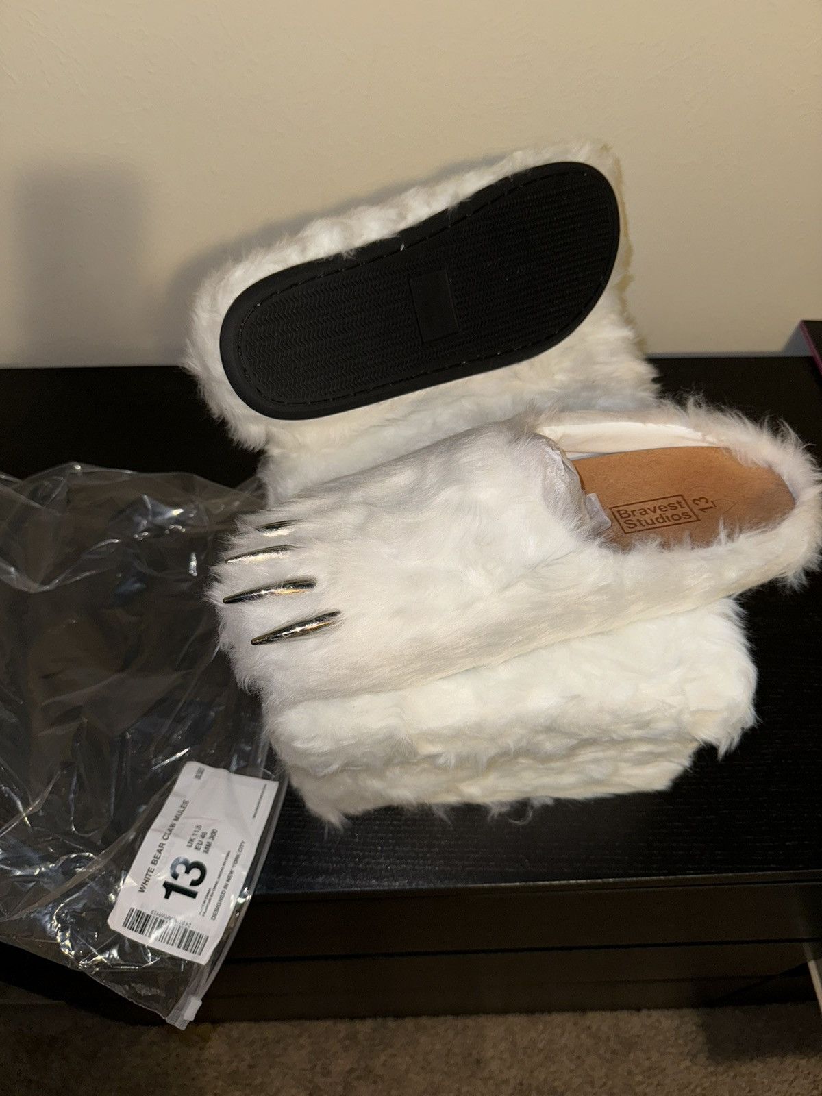 Bravest Studios Polar Bear Mules Sandals Size US 13 / EU 46 - 7 Thumbnail