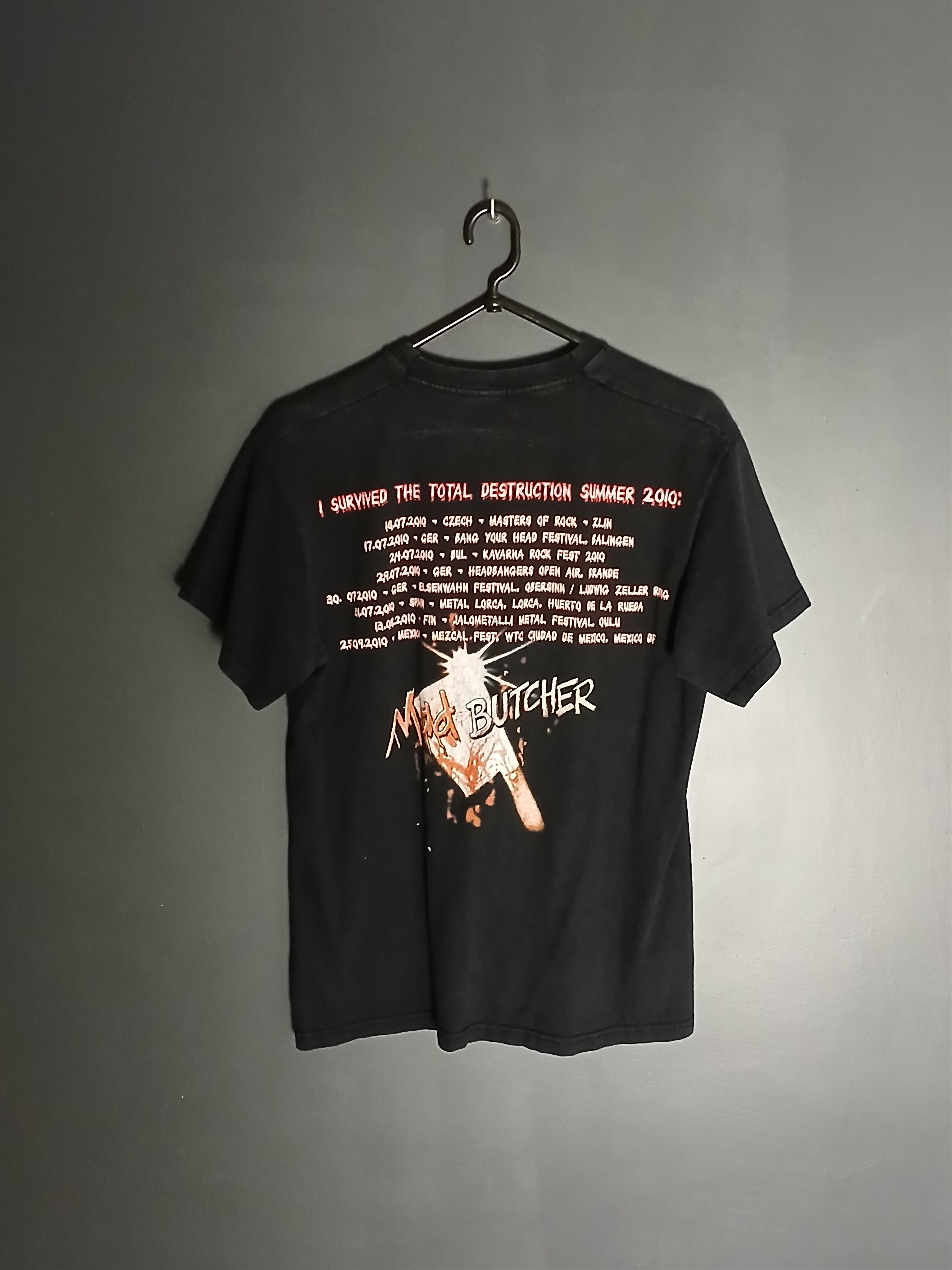 Band Tees Destruction Mad Butcher Tour 2010 T-Shirt Size US M / EU 48-50 / 2 - 2 Thumbnail