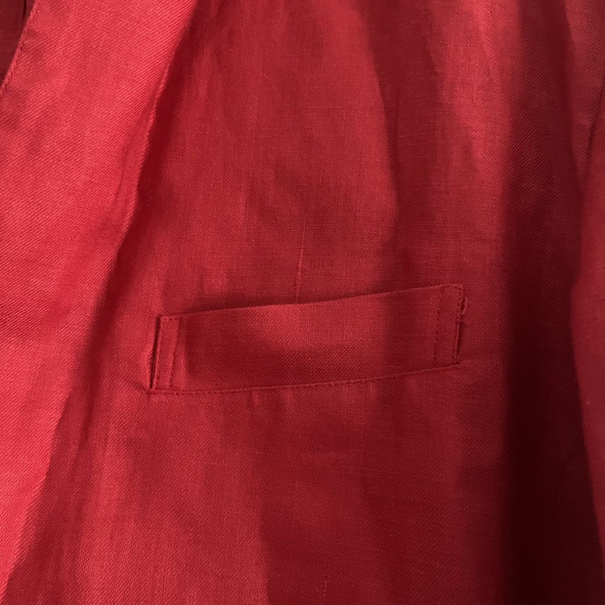Yohji Yamamoto 80's Y's Yohji Yamamoto Single Button Hemp Blazer Size 38R - 5 Thumbnail