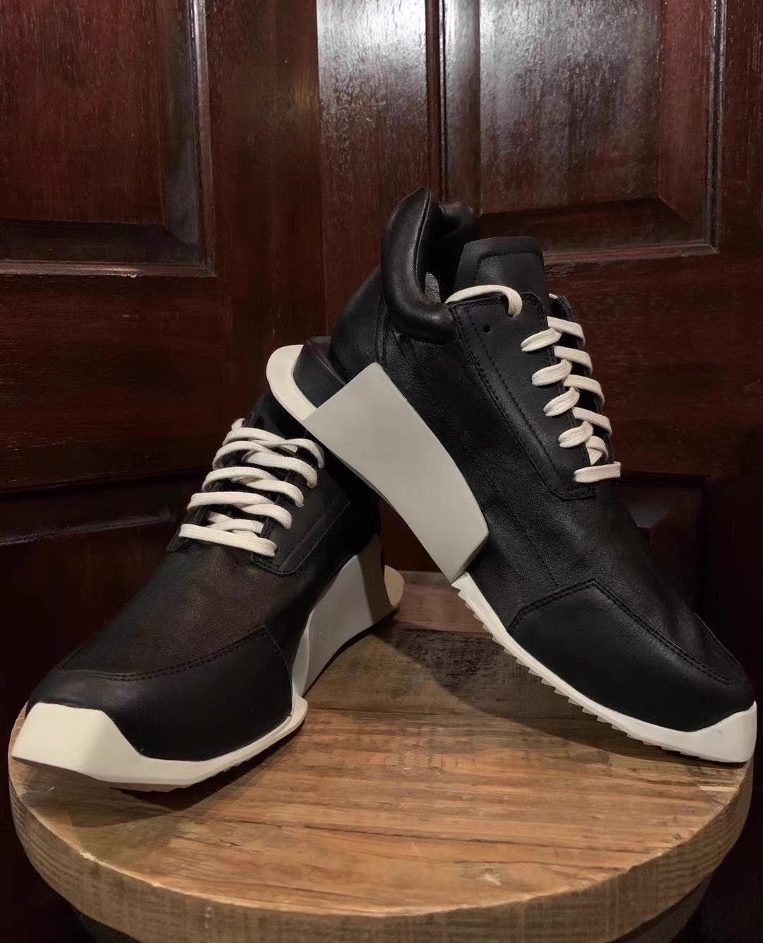 Rick Owens Rick Owens x Adidas Black Level Runner Low 2 Ｑ25 Size US 8.5 / EU 41-42 - 4 Thumbnail
