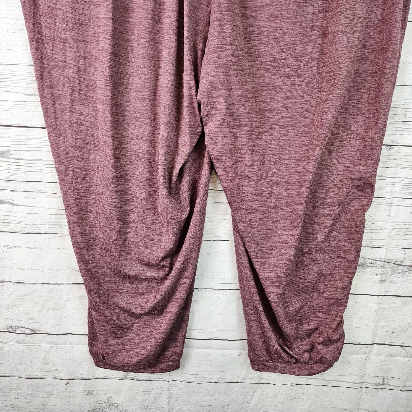 Torrid Torrid Womens Jogger Pants Activewear Size 3X Pink Rose Relaxed Pockets High Rise Drawstring Size 40" / US 18 - 5 Thumbnail