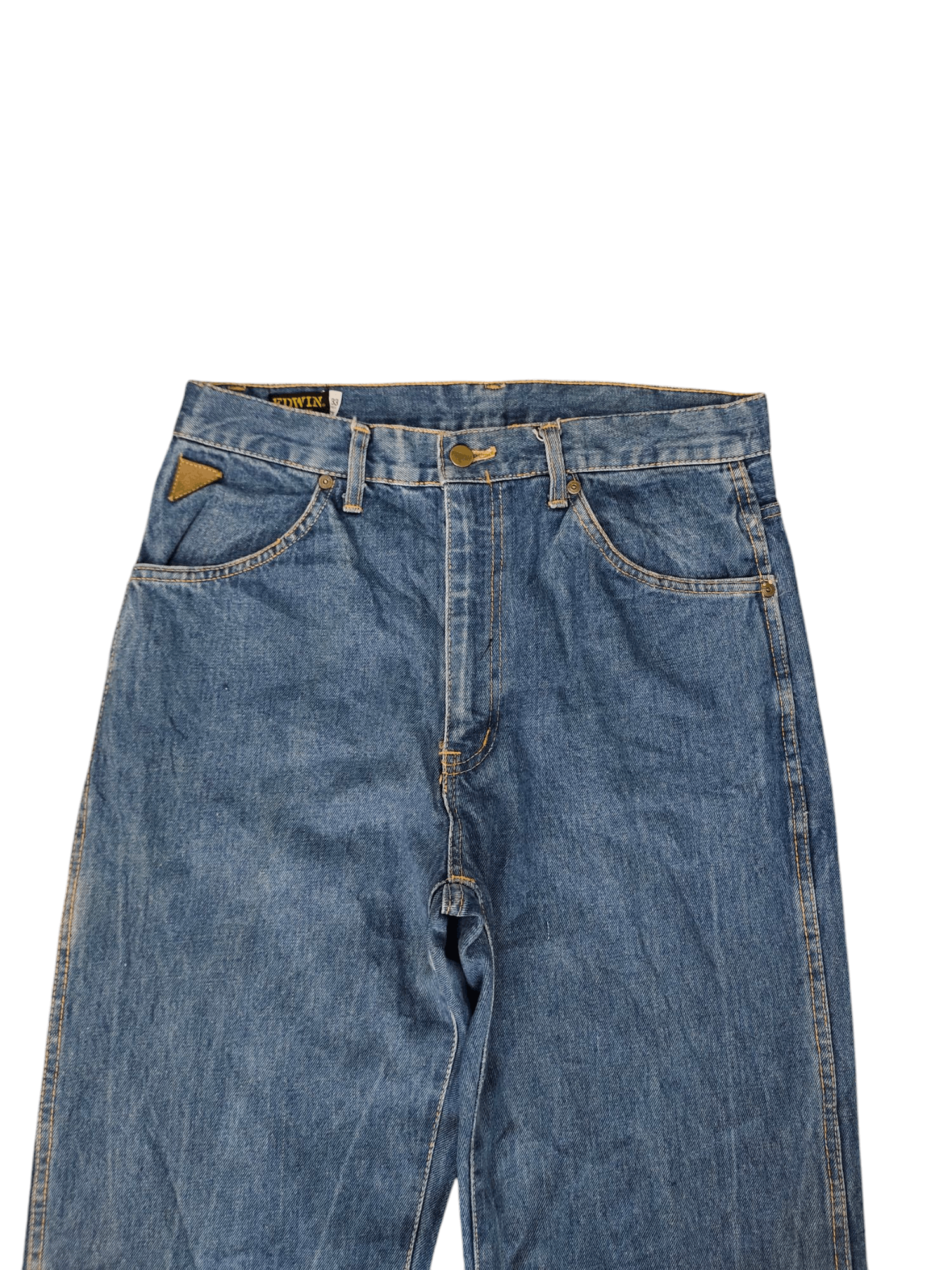 Comme des Garcons × Undercover Loose Jeans Edwin Japan Clawmark Faded Denim Wide Leg Size US 32 / EU 48 - 2 Thumbnail