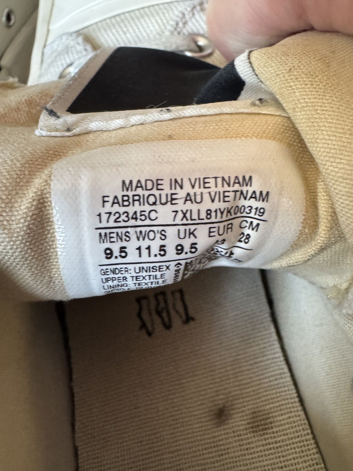 Converse Rick Owens x Converse Turbodrk low Top size 9.5 Size US 9.5 / EU 42-43 - 2 Thumbnail