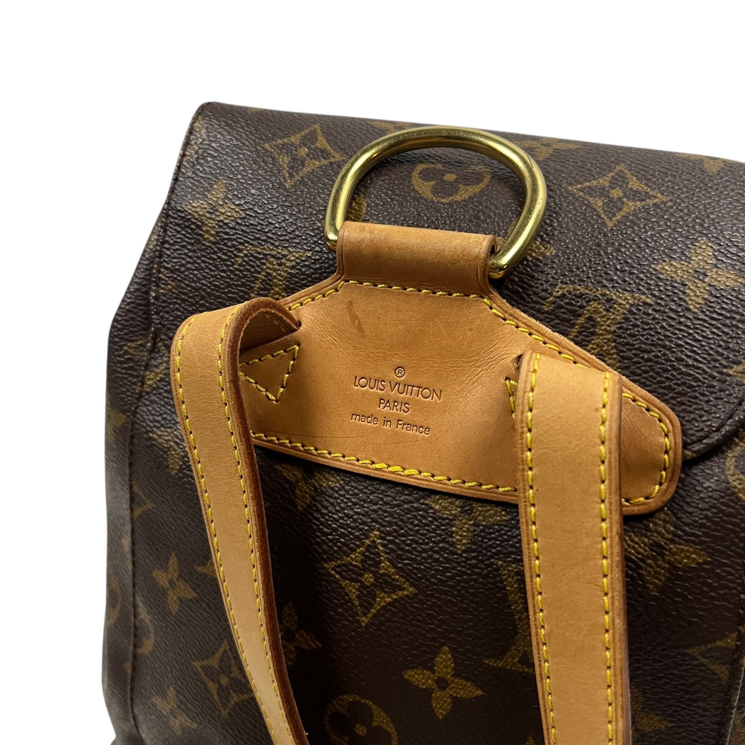 Louis Vuitton 2000 Louis Vuitton Montsouris PM Monogram Backpack - O/S Size ONE SIZE - 4 Thumbnail