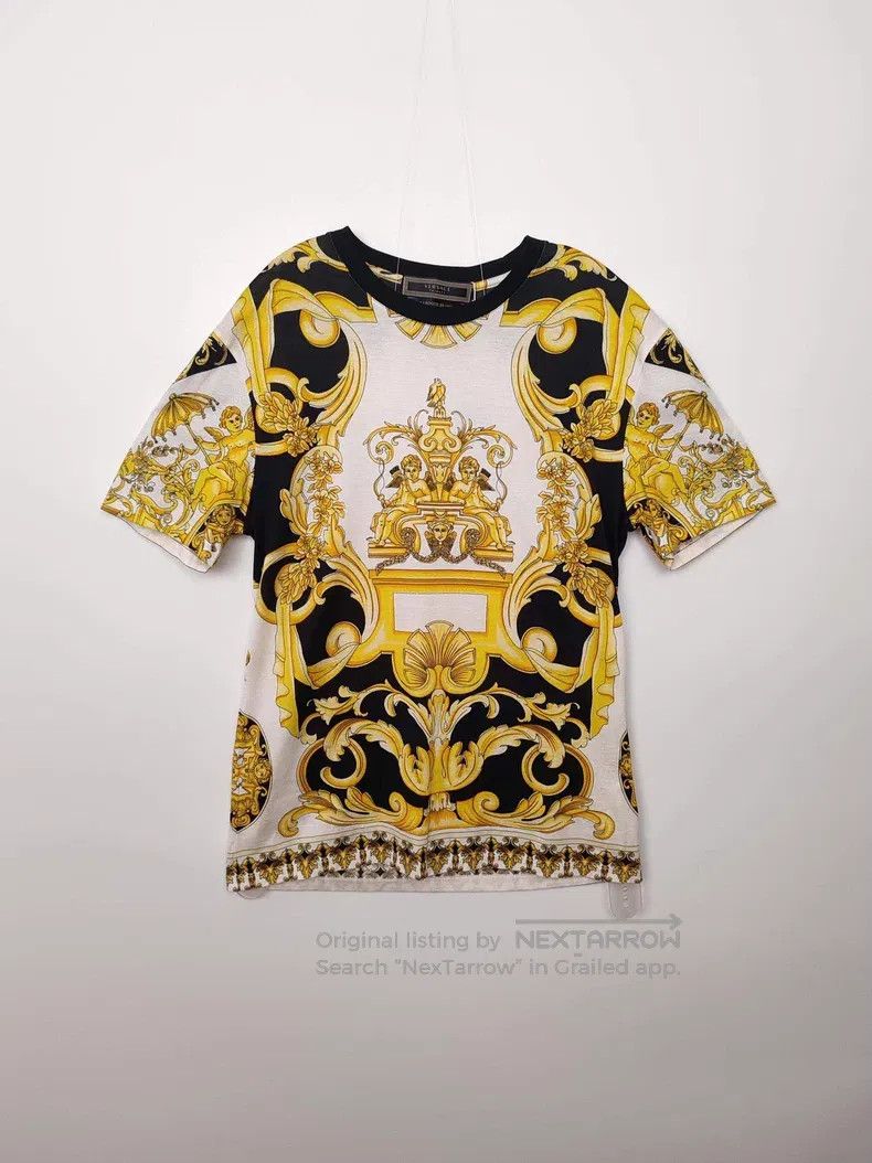 Versace Versace Baroque print short sleeves Size S / US 4 / IT 40 - 1 Thumbnail