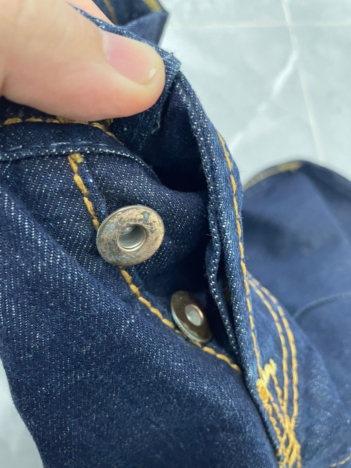 True Religion × Vintage DARK BLUE TRUE RELIGION MADE IN USA DENIM PANT Size US 28 / EU 44 - 15 Thumbnail