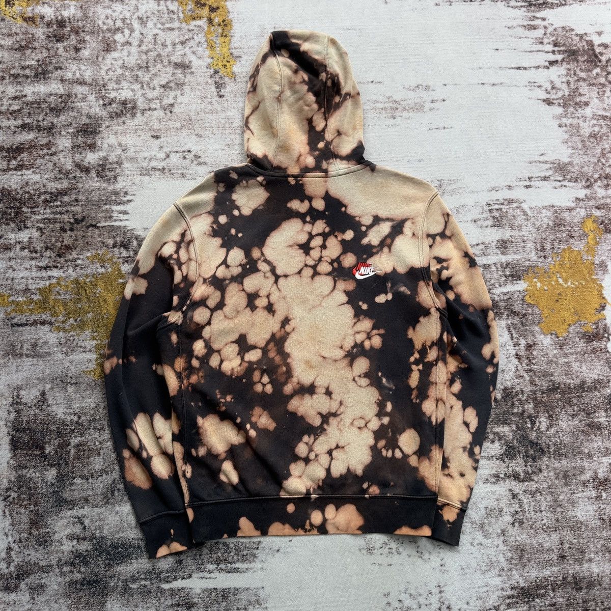 Nike NIKE SMALL SWOOSH ACID WASH HOODIE Size US M / EU 48-50 / 2 - 6 Thumbnail