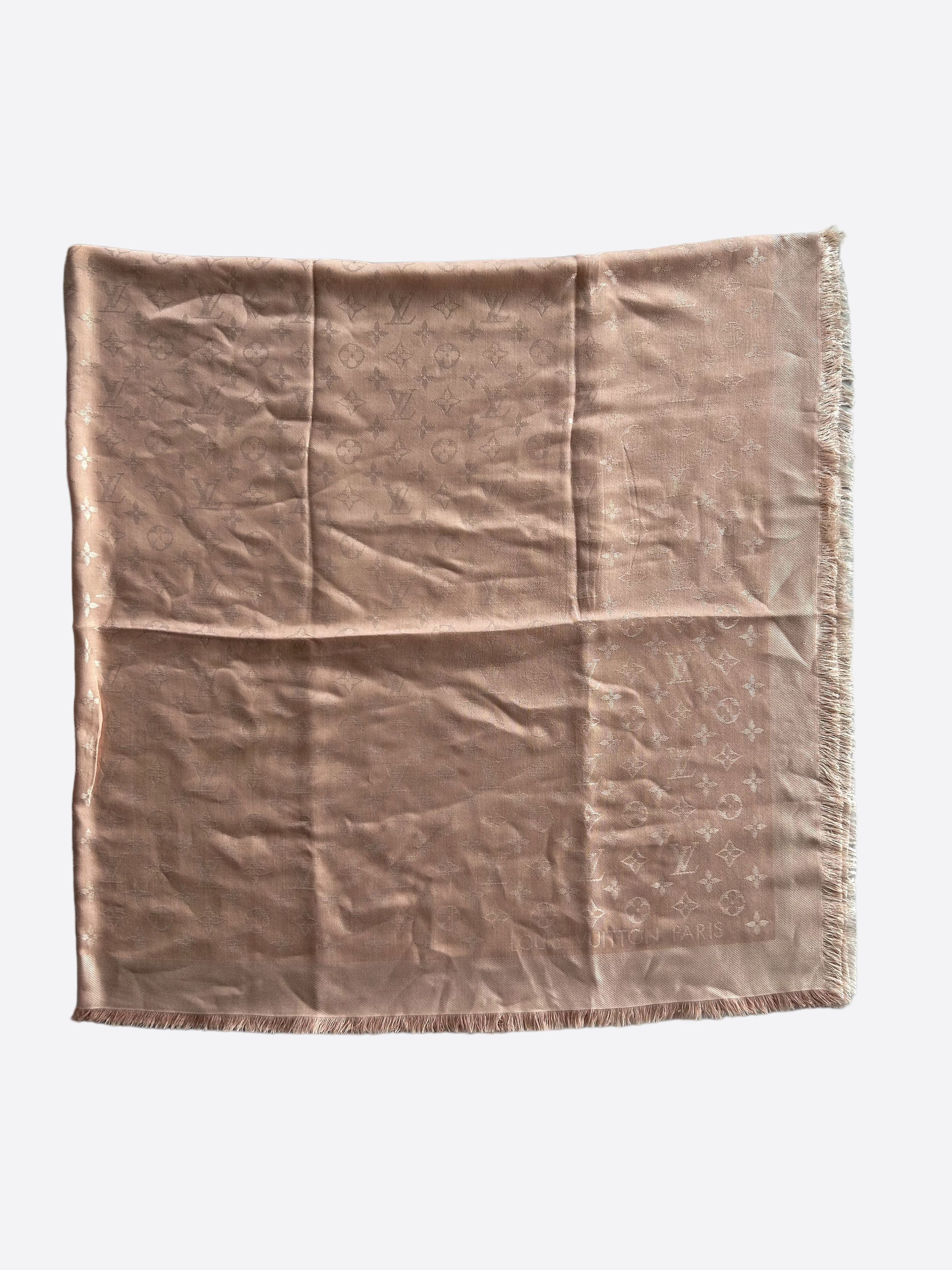 Louis Vuitton Pink Monogram Blanket Shawl – Savonches