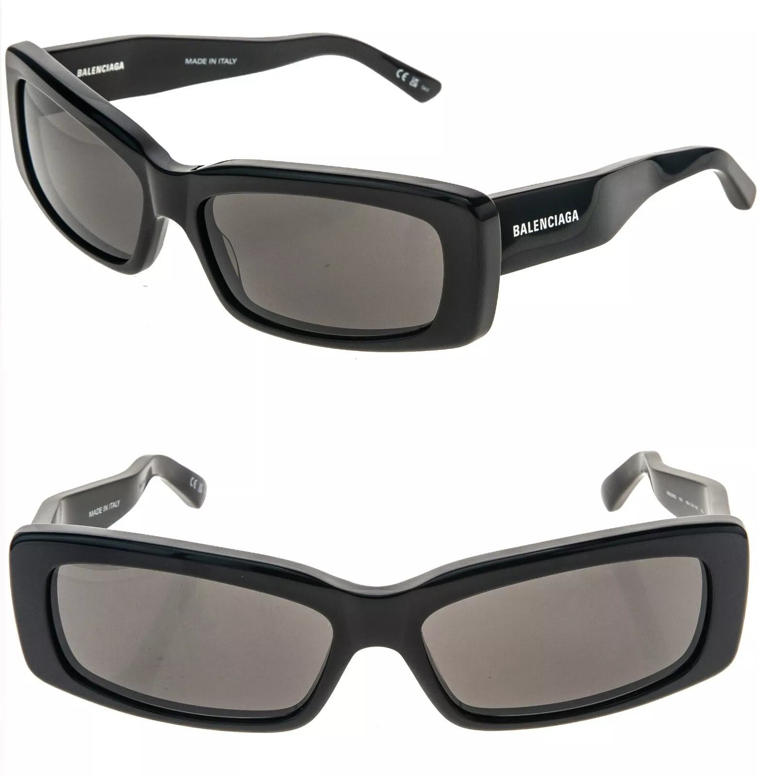 Balenciaga BALENCIAGA HAMPTONS SQUARE 0286 Black Fashion BB0286S 001 Size ONE SIZE - 1 Thumbnail