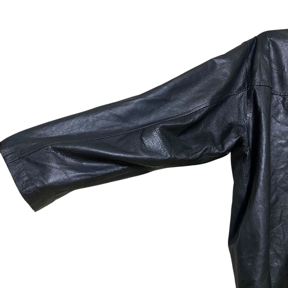 Polo Ralph Lauren Vintage Polo Ralph Lauren Black Leather Jacket Oversized Size US M / EU 48-50 / 2 - 9 Thumbnail