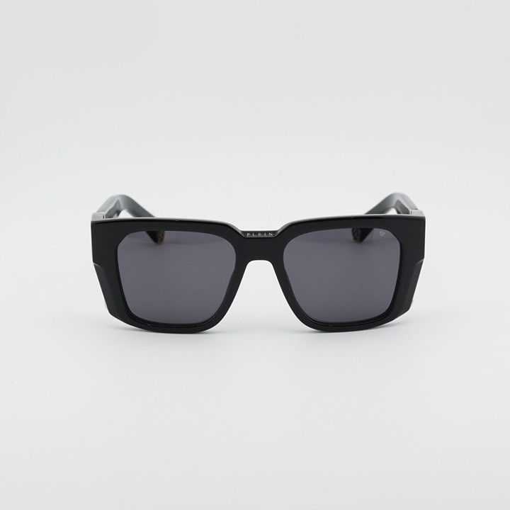 Philipp Plein Philipp Plein SPP130M 0700 Sunglasses Black Square Frame Size ONE SIZE - 5 Thumbnail