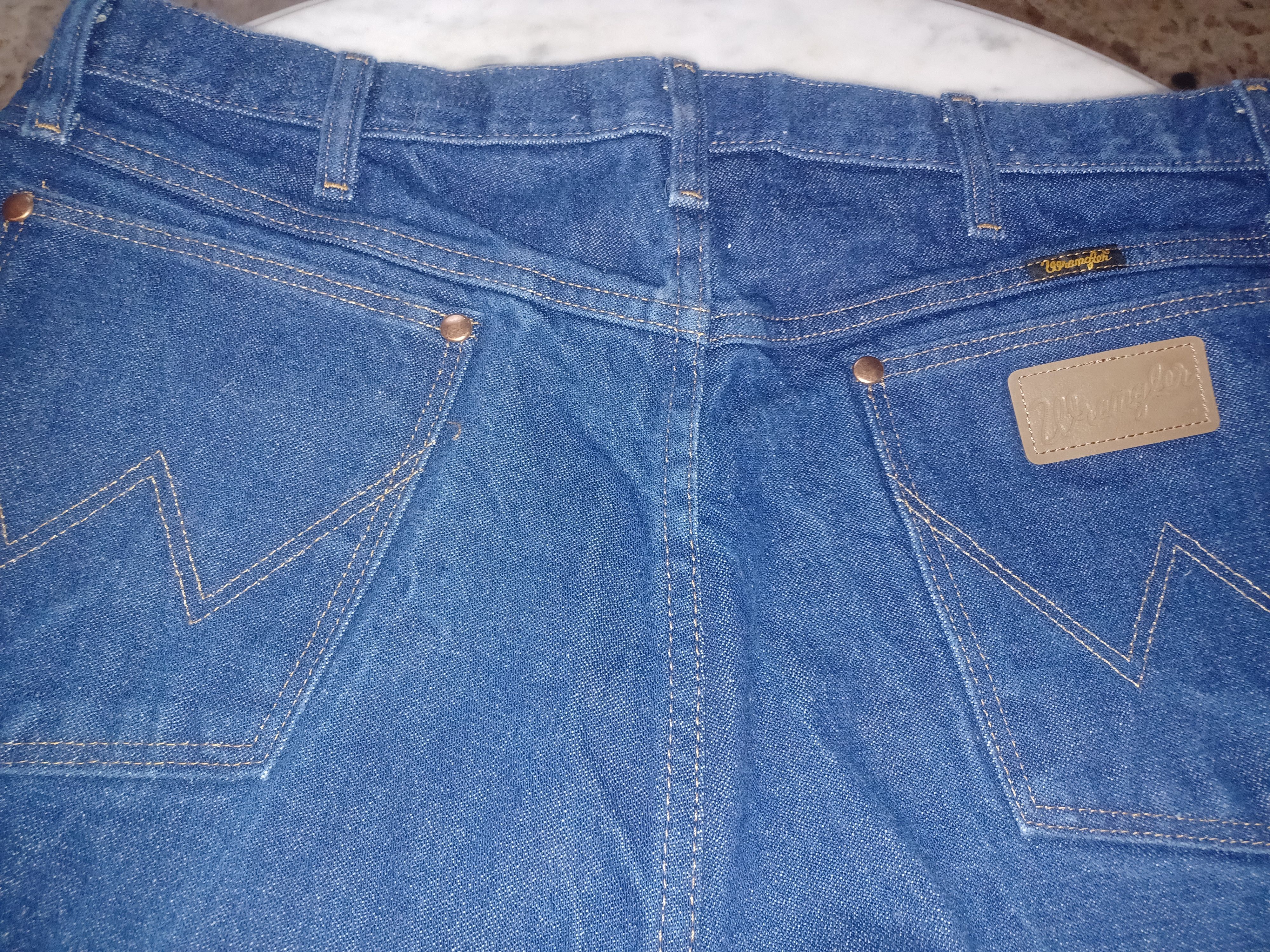 Wrangler Wrangler Men's Blue Jeans 38 x 30 Straight Size US 38 / EU 54 - 4 Thumbnail