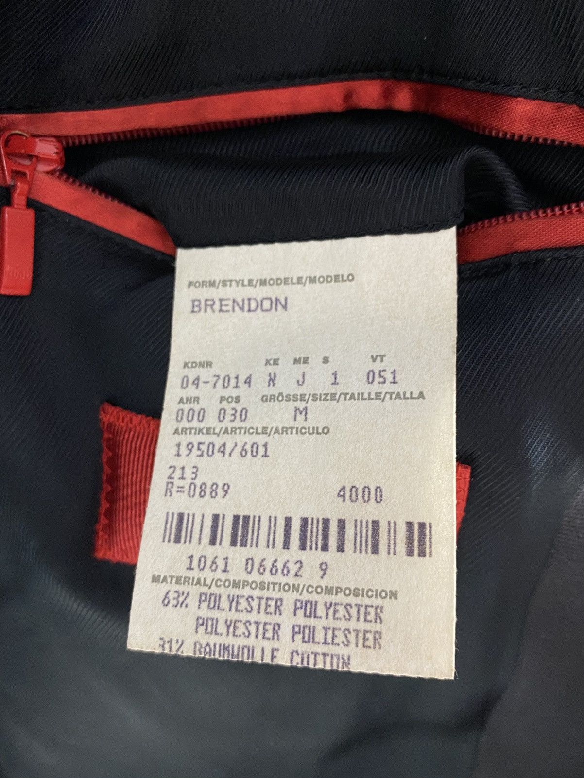 Hugo Boss Y2K Hugo Boss Washed Grey Combined Cotton Zip Up Jacket Size US M / EU 48-50 / 2 - 13 Thumbnail
