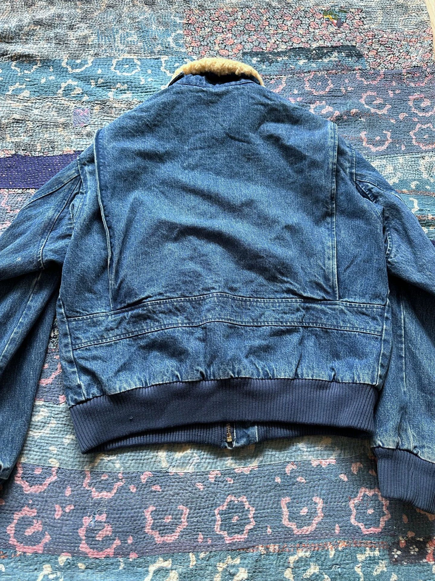 Polo Ralph Lauren Polo Ralph Lauren G1 Denim & Wool Paneled Blue Vintage M Size US M / EU 48-50 / 2 - 5 Thumbnail