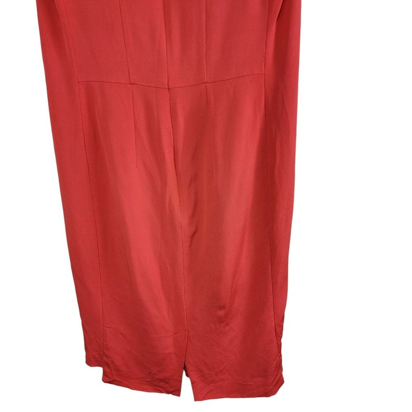 Reiss Reiss Aderyn Coral Deep V-Neck Sheath Dress size 0 Size XS / US 0-2 / IT 36-38 - 4 Thumbnail