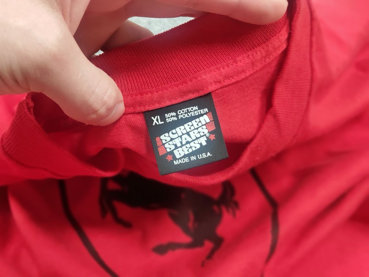Ferrari Vintage Ferrari Authentic Logo Red screen stars best T shirt Size US XL / EU 56 / 4 - 11 Thumbnail