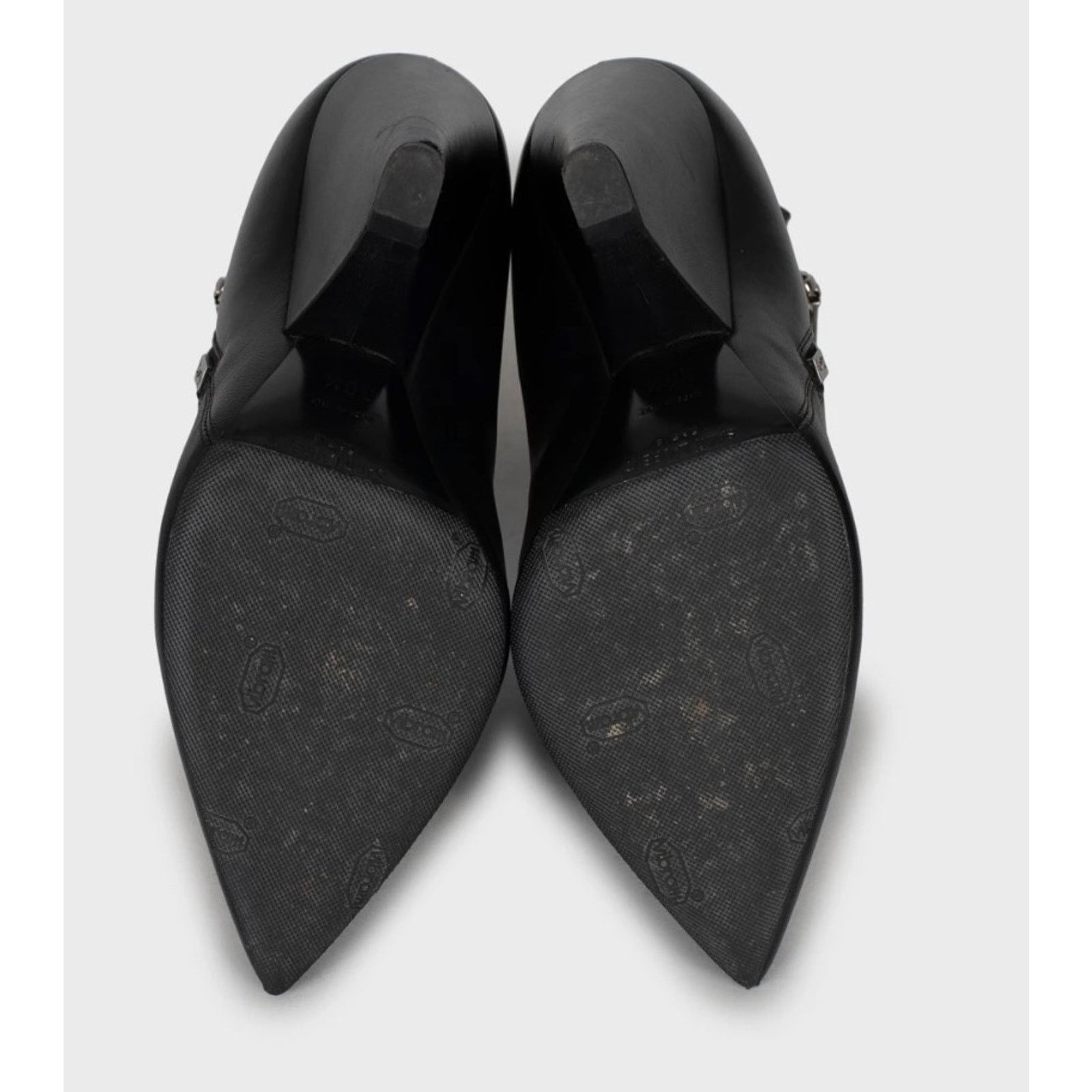 Saint Laurent Paris Elegant Saint Laurent Niki Leather Wedge Boots - Size 38.5 Size US 7.5 / IT 37.5 - 5 Thumbnail