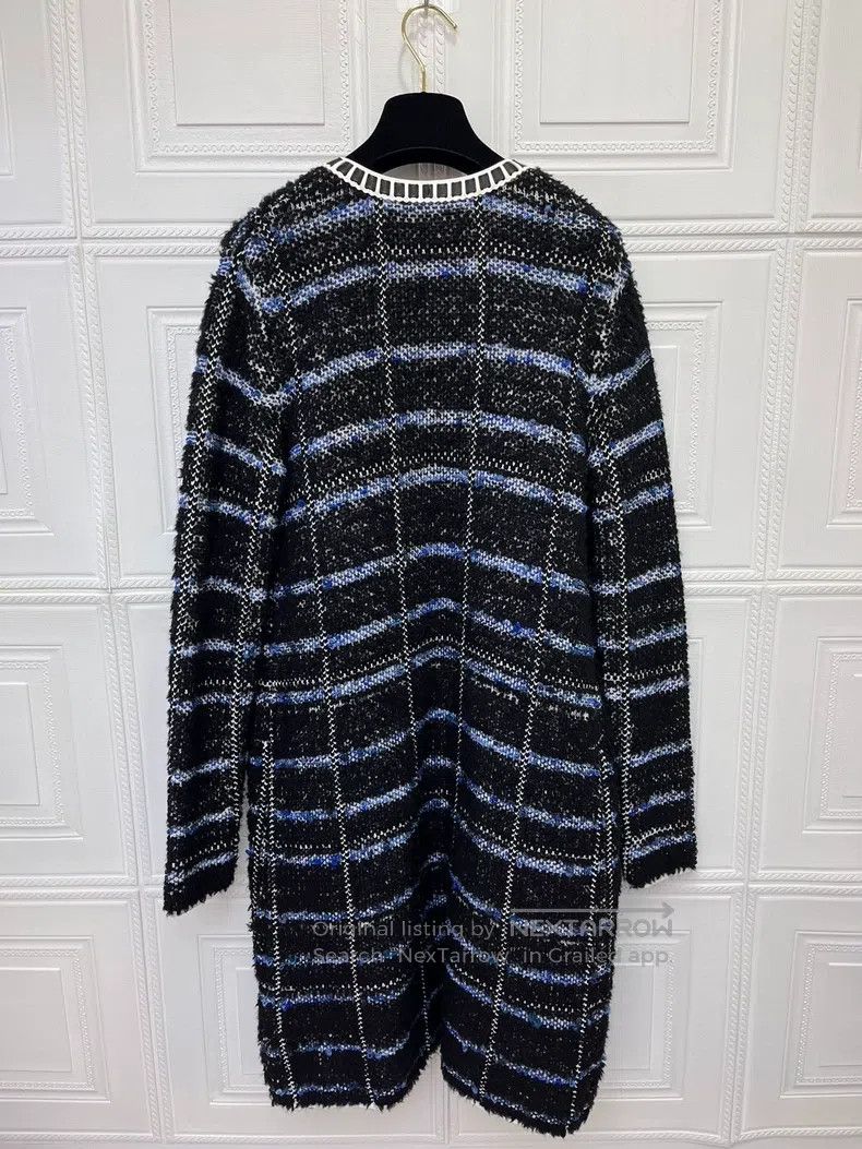 Louis Vuitton Louis Vuitton Piece-leather knit cardigan shirt Size S / US 4 / IT 40 - 3 Thumbnail