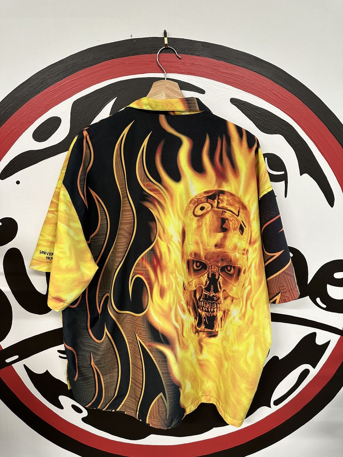 Universal Studios × Vintage Vintage Y2K 00s Universal Studios Terminator 2 Button Up Size US XL / EU 56 / 4 - 2 Thumbnail