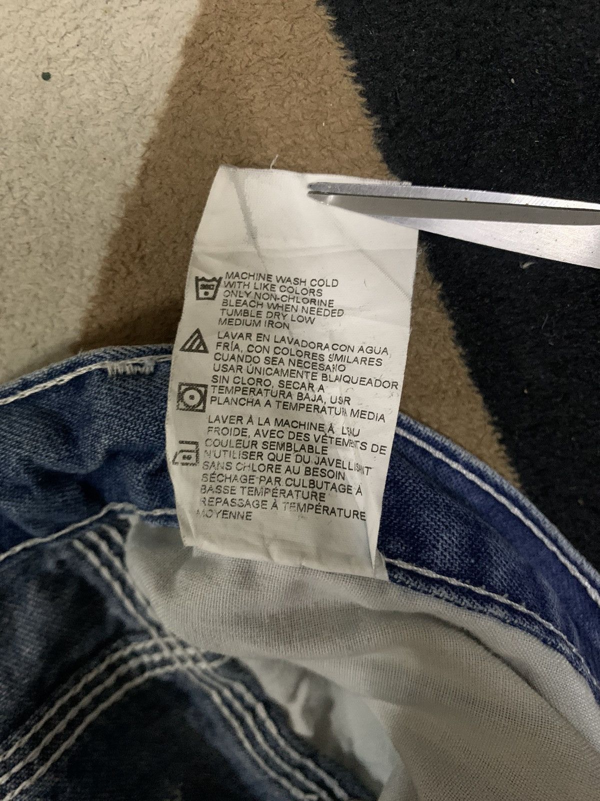 Dickies Vintage Dickies Blue Wash Baggy Distressed Carpenter Jeans Size US 40 / EU 56 - 16 Thumbnail