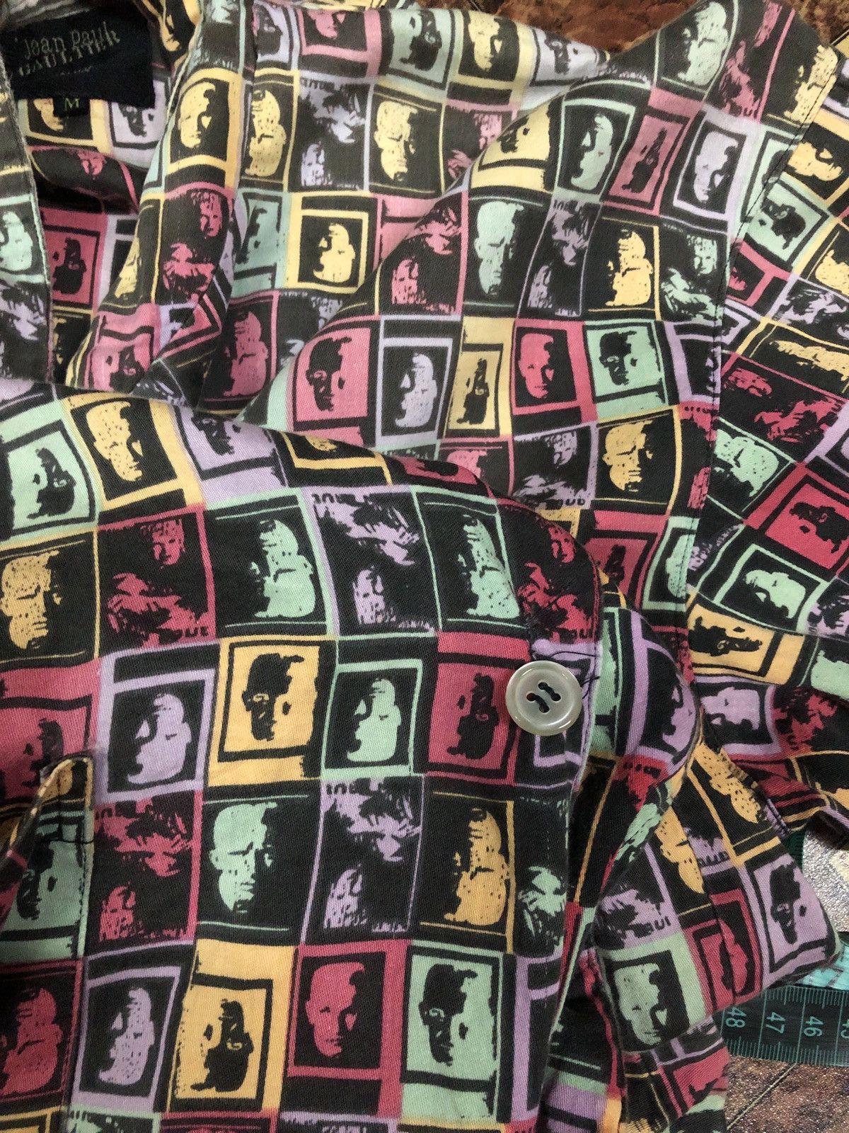 Jean Paul Gaultier Jean Paul Gaultier Full Print Button Ups Shirt Size US M / EU 48-50 / 2 - 5 Thumbnail