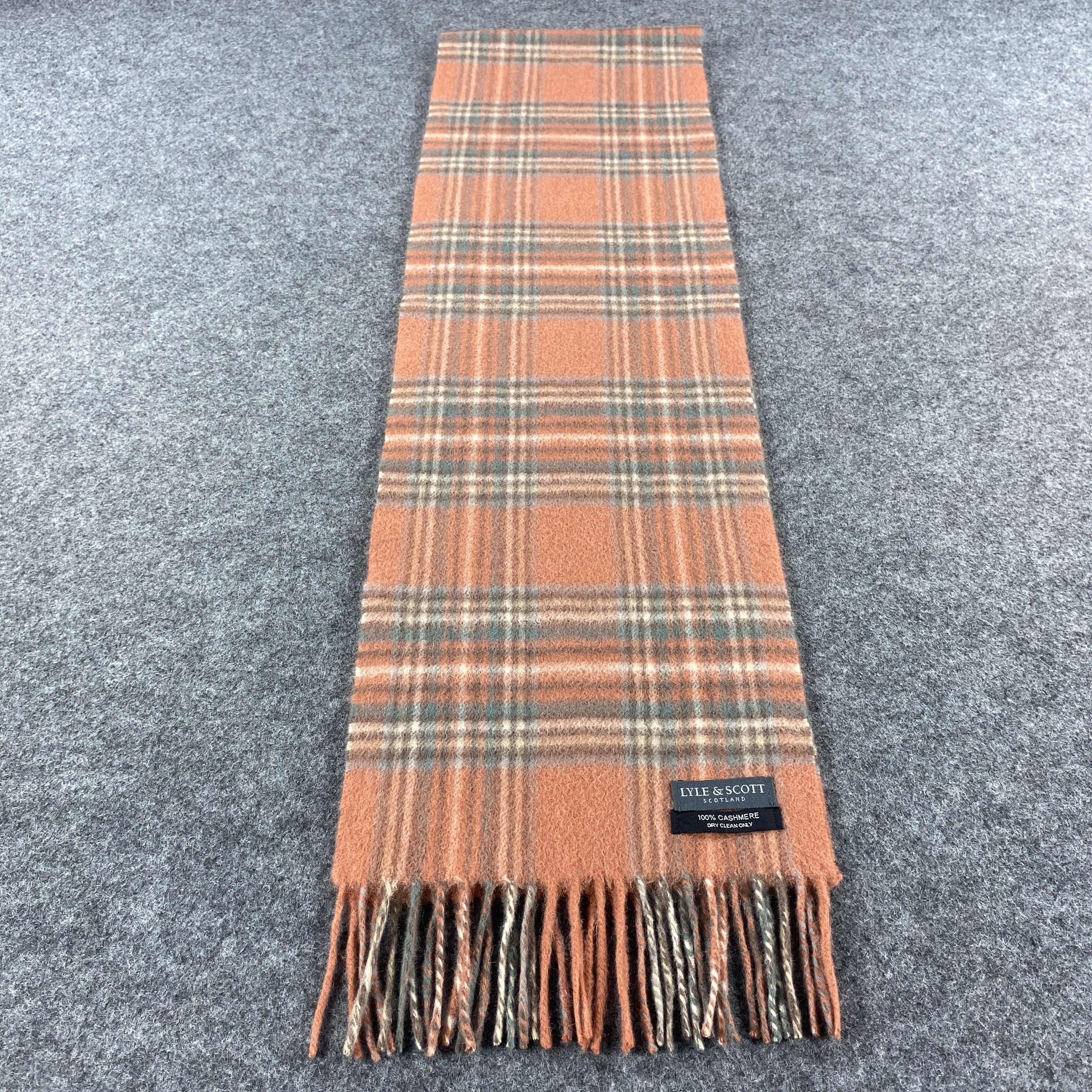 Lyle & Scott × Vintage Lyle & Scott Scarf # Muffler # Neckwear # D479 Size ONE SIZE - 3 Thumbnail