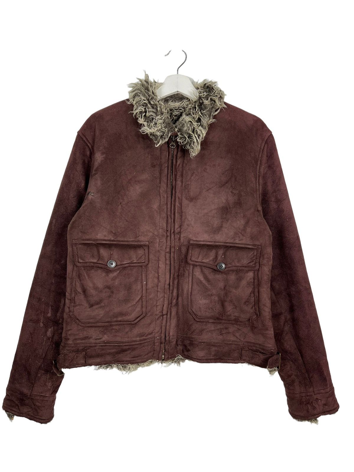Beams Plus 🔥 BEAMS MOLESKIN FAUX FUR JACKET Size US M / EU 48-50 / 2 - 2 Thumbnail