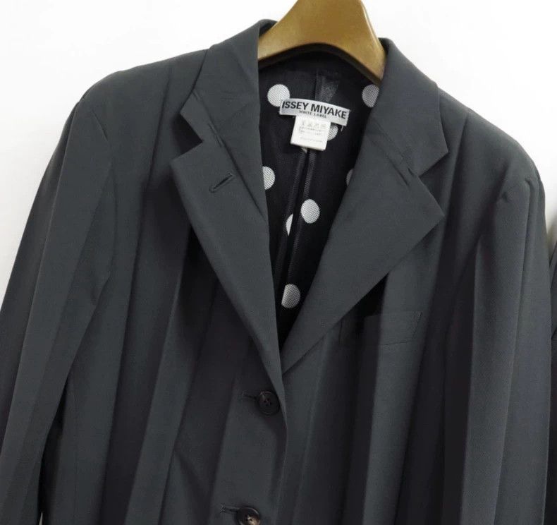 Issey Miyake issey miyake size:2 Pleated polka dot suit dress Size 42" / US 20 - 3 Thumbnail