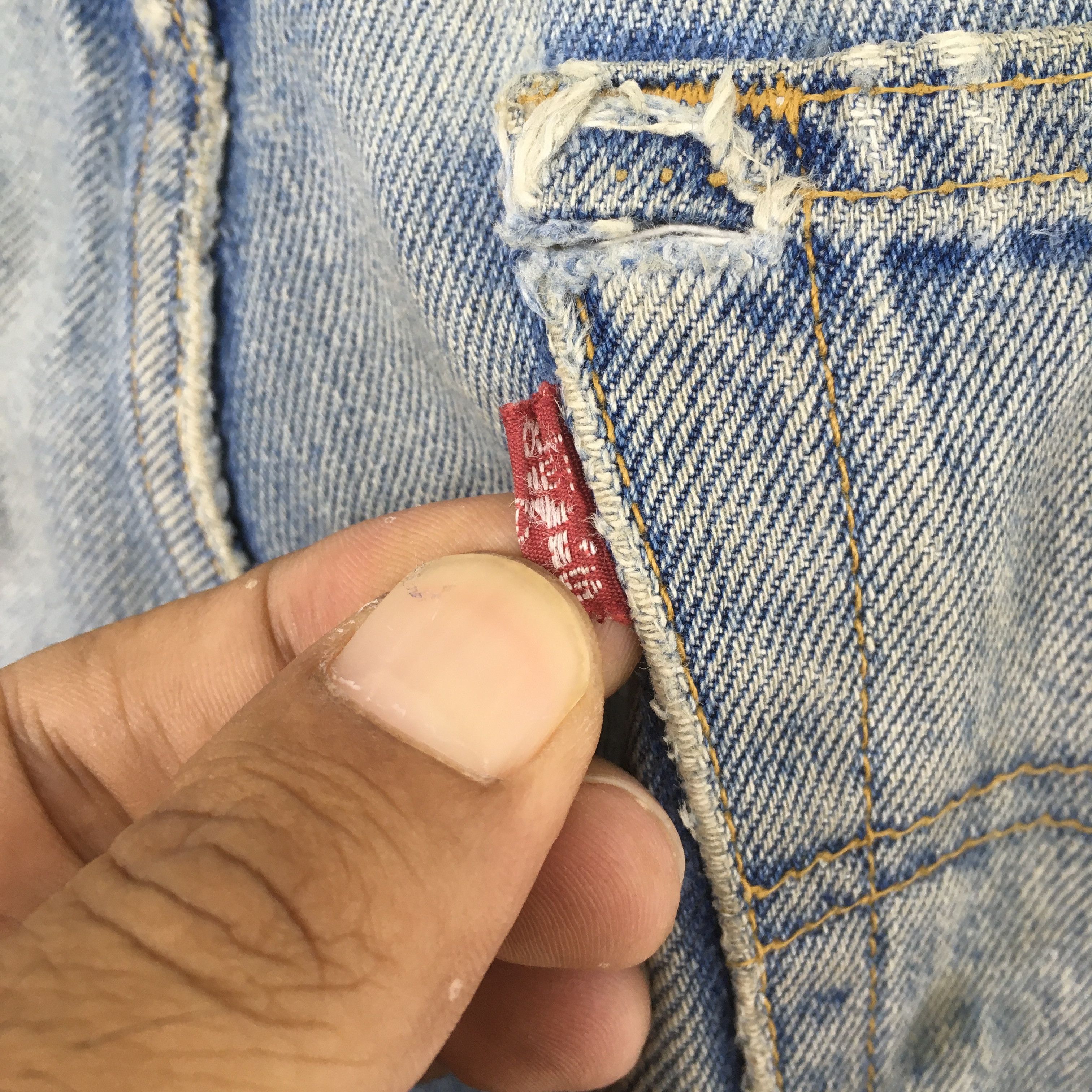 Levi's Size 30x30 Vintage 90s Levi's 501 Ripped Jeans S302 Size US 30 / EU 46 - 11 Thumbnail