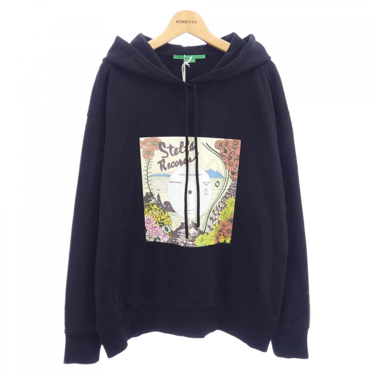 Stella McCartney Stella Mccartney Stella McCartney Record Hoodie Cotton Sweatshirts & Hoodies DUTY FREE for USA Size ONE SIZE - 1 Thumbnail