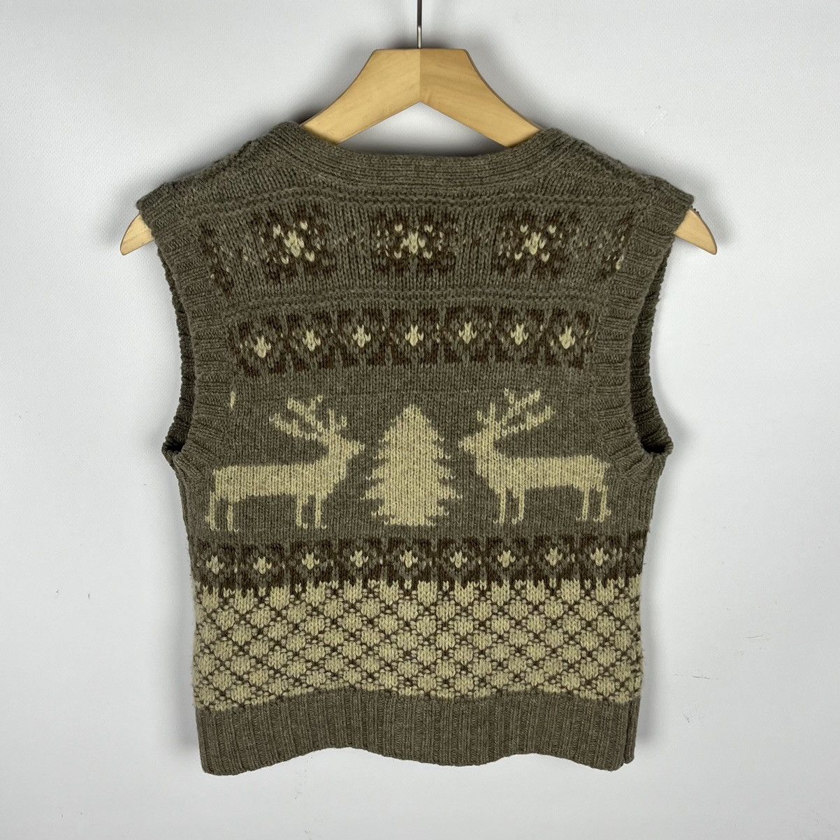 Denim & Supply Ralph Lauren Denim Supply Ralph Lauren Fair Isle Winter Vest Faux Fur Y2K Size XS / US 0-2 / IT 36-38 - 14 Thumbnail