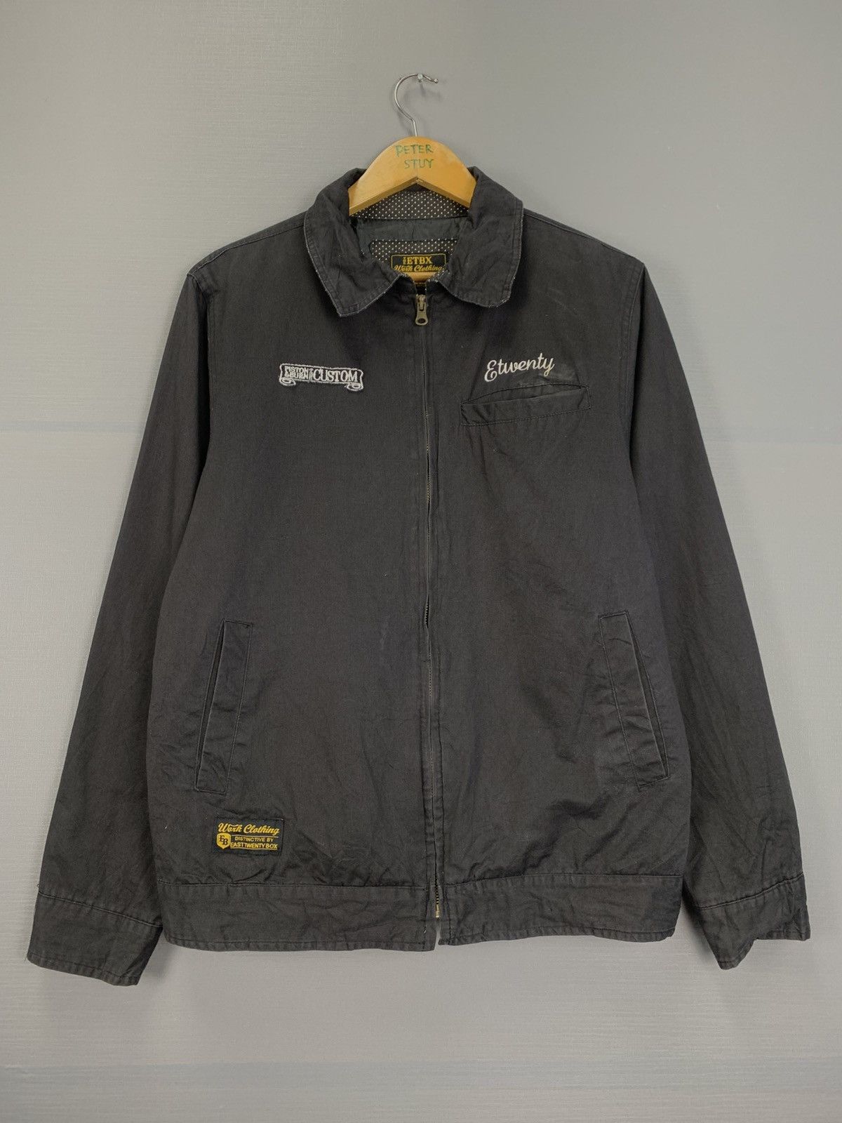 Vintage The Etbx Work Clothing zipper jacket Size US M / EU 48-50 / 2 - 1 Thumbnail