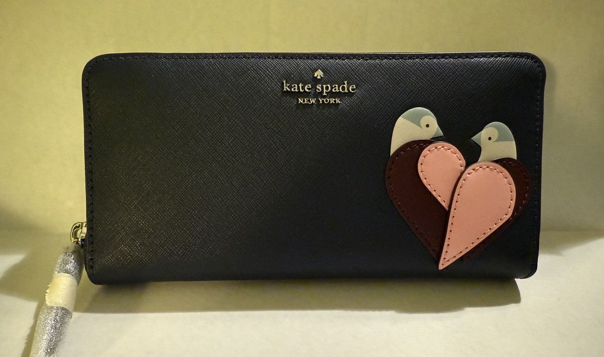 Kate Spade Kate Spade Limit Edition Navy Continental Love Birds Wallet Size ONE SIZE - 1 Thumbnail