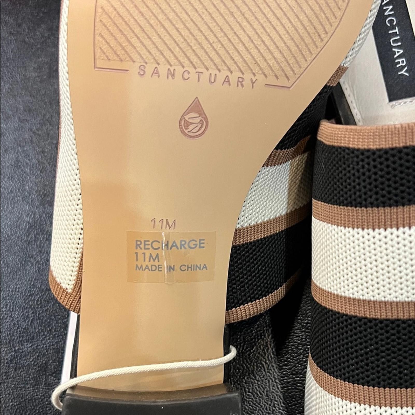 Sanctuary Sanctuary Black, White, and Tan Women's Mules Size US 11 / IT 41 - 6 Thumbnail
