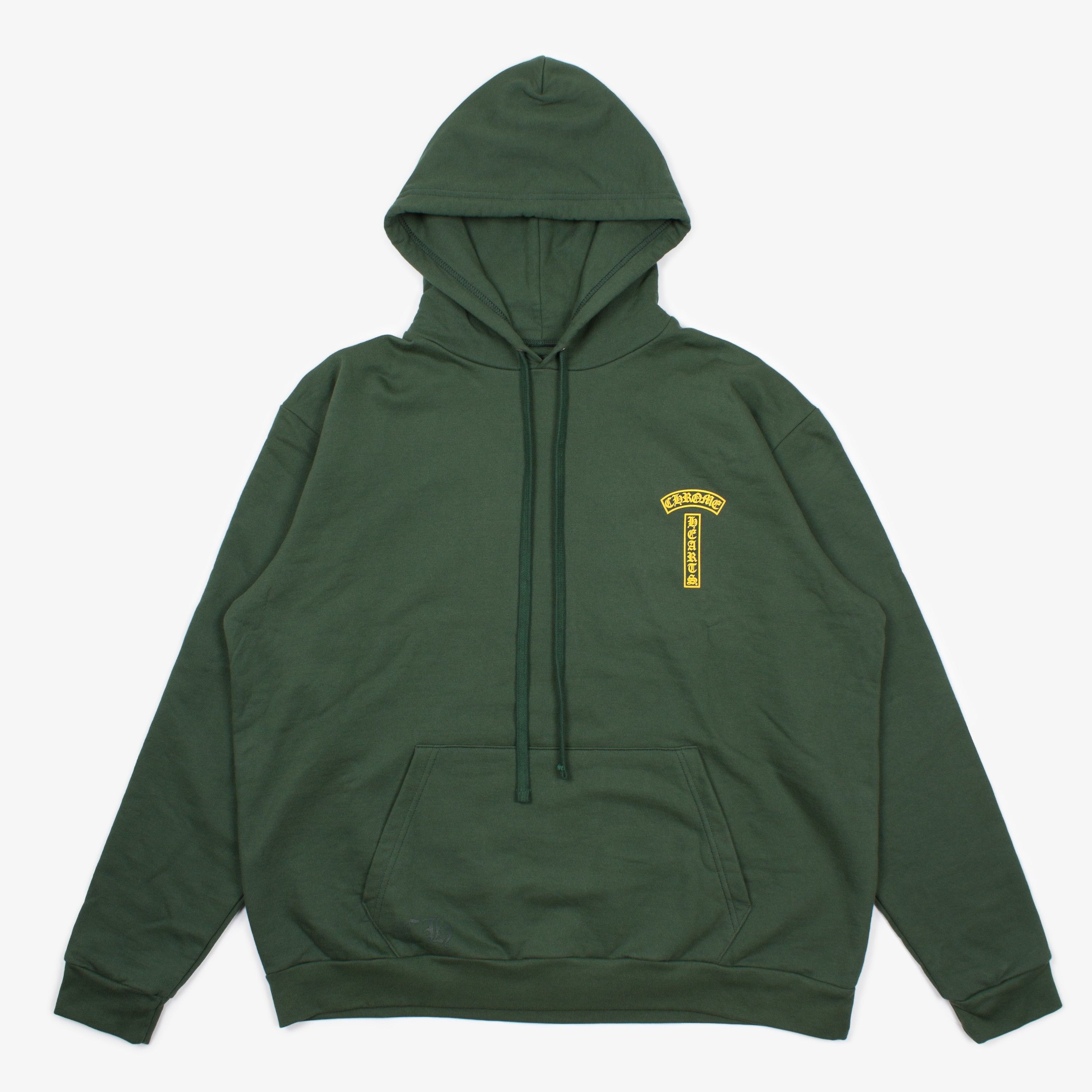 Chrome Hearts CHROME HEARTS GREEN T BAR HOODIE Size US XL / EU 56 / 4 - 2 Thumbnail