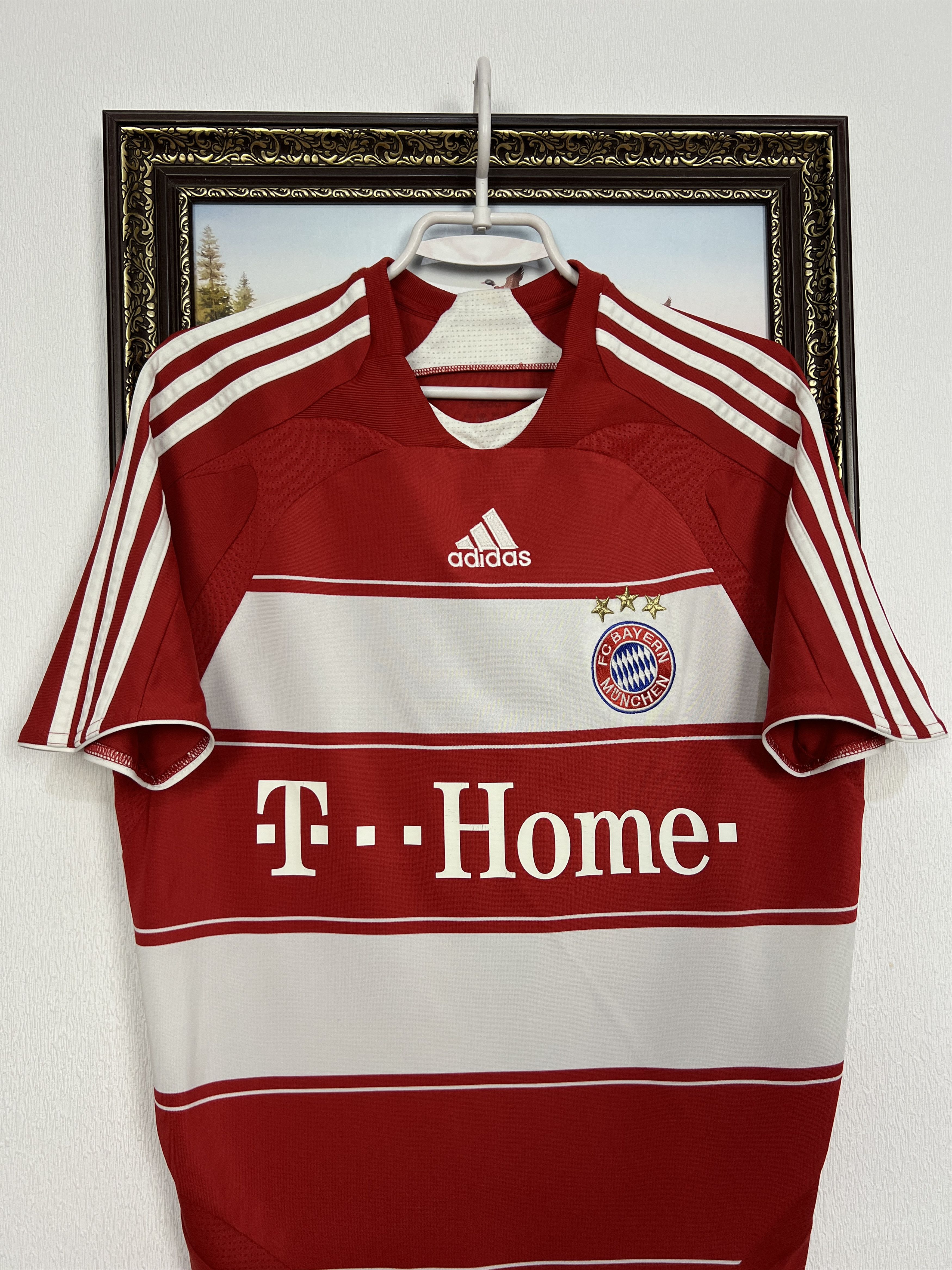 Adidas Bayern Munich Home football shirt 2007 Soccer Jersey Trikot Size US S / EU 44-46 / 1 - 2 Thumbnail