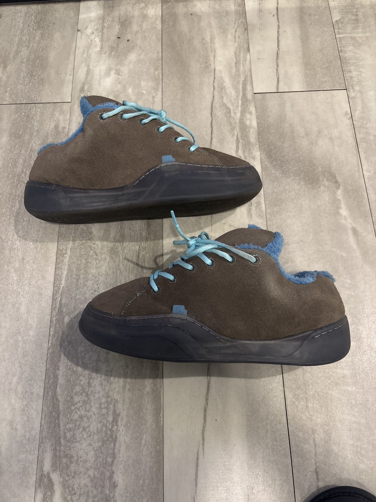 ERL ERL Vamp Sneakers in Electric Grey | Grailed