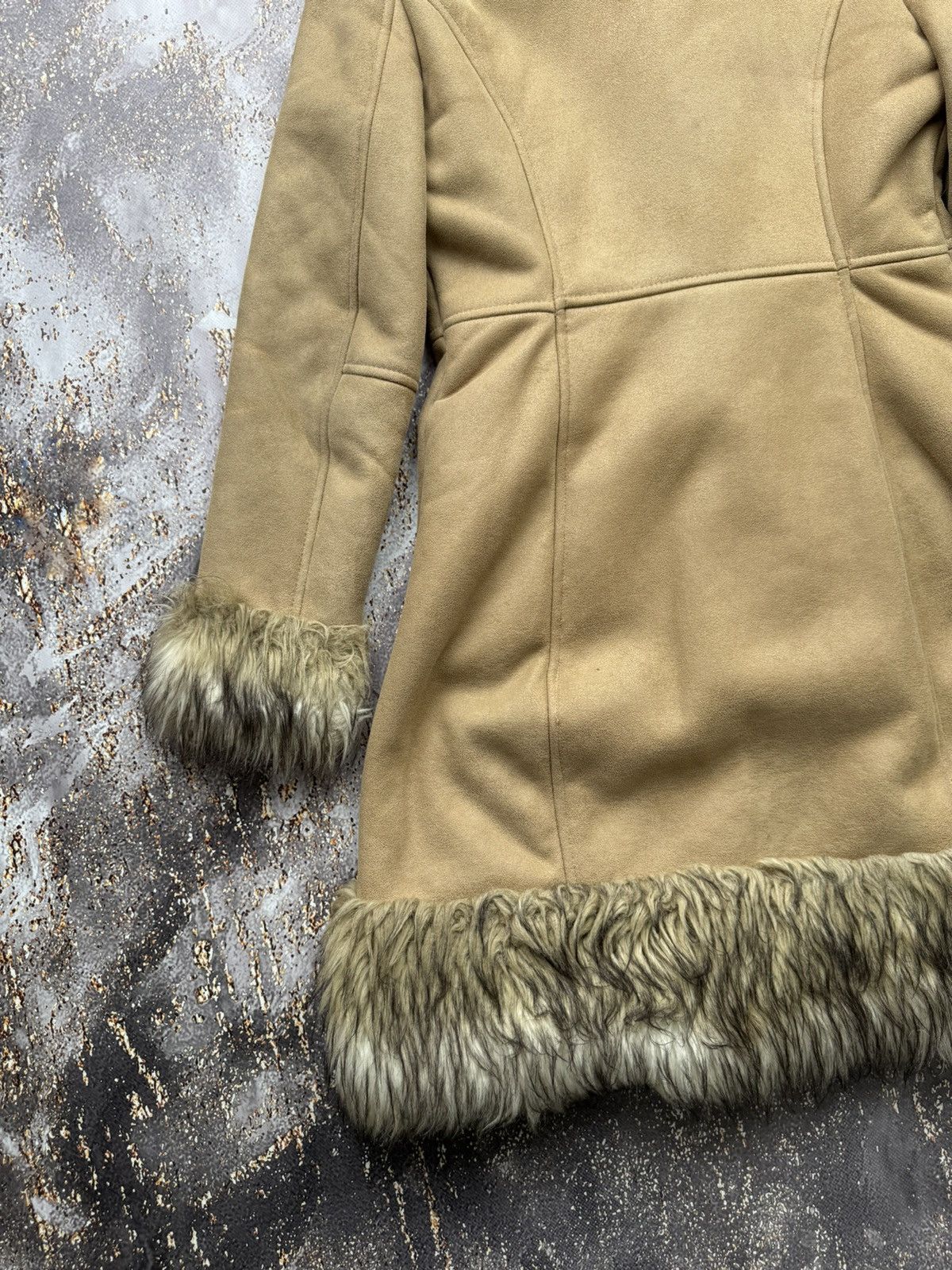 Japanese Brand Vintage Faux Fur Sheepskin Coat Size S / US 4 / IT 40 - 11 Thumbnail