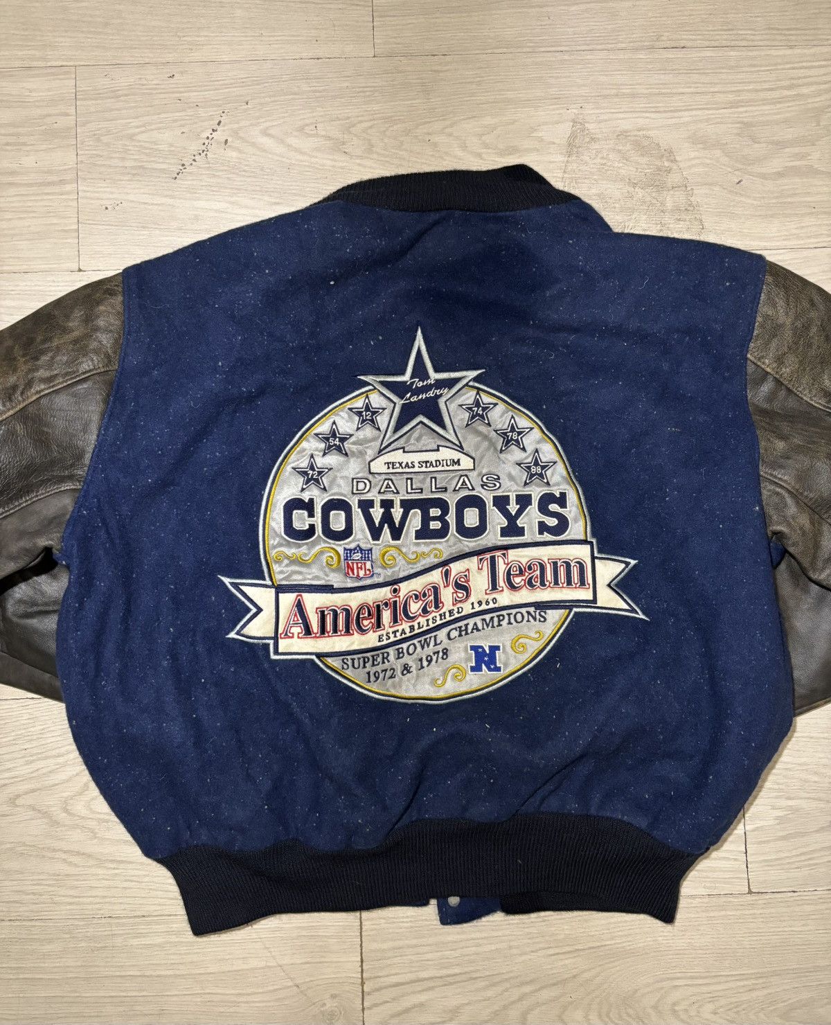 Delong Vintage Dallas Cowboys Jacket – NFL | Size L y2k Size US L / EU 52-54 / 3 - 1 Thumbnail