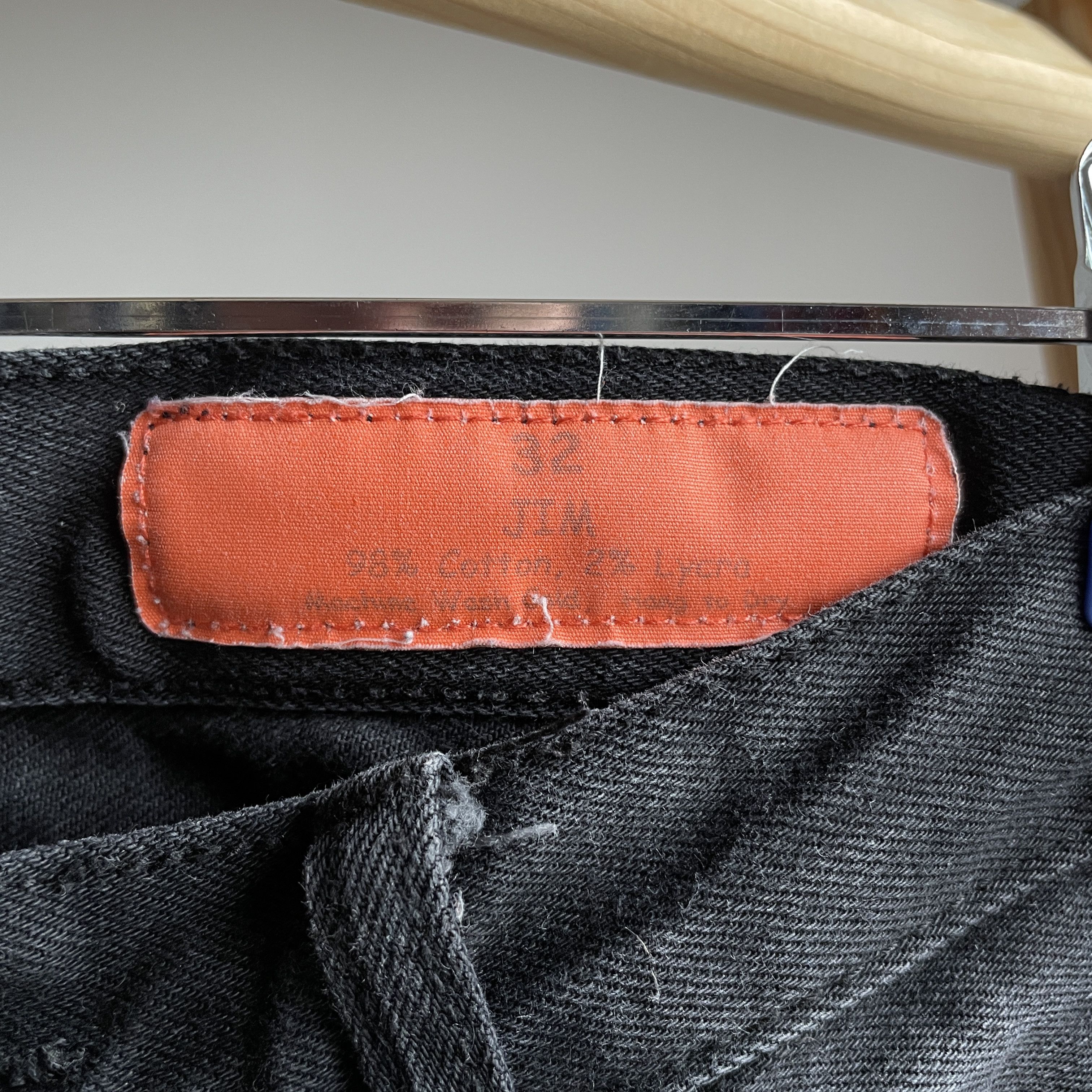 Jean Shop Jean Shop Jim Stretch Slim Washed Black Selvedge Denim Size US 32 / EU 48 - 12 Thumbnail