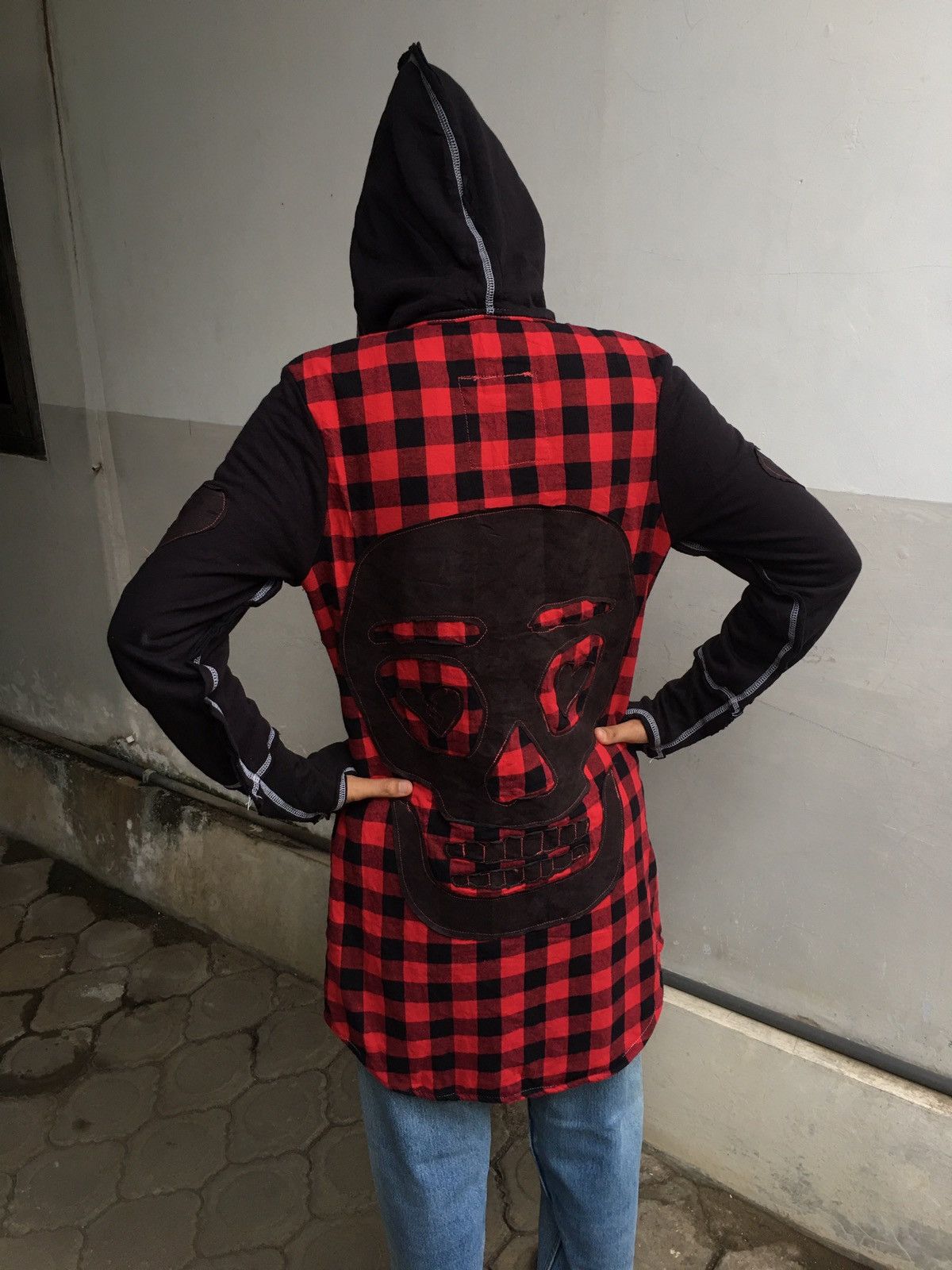 If Six Was Nine × Vintage Y2k Syc Fuk gothic skull patches hoodie Size M / US 6-8 / IT 42-44 - 9 Thumbnail
