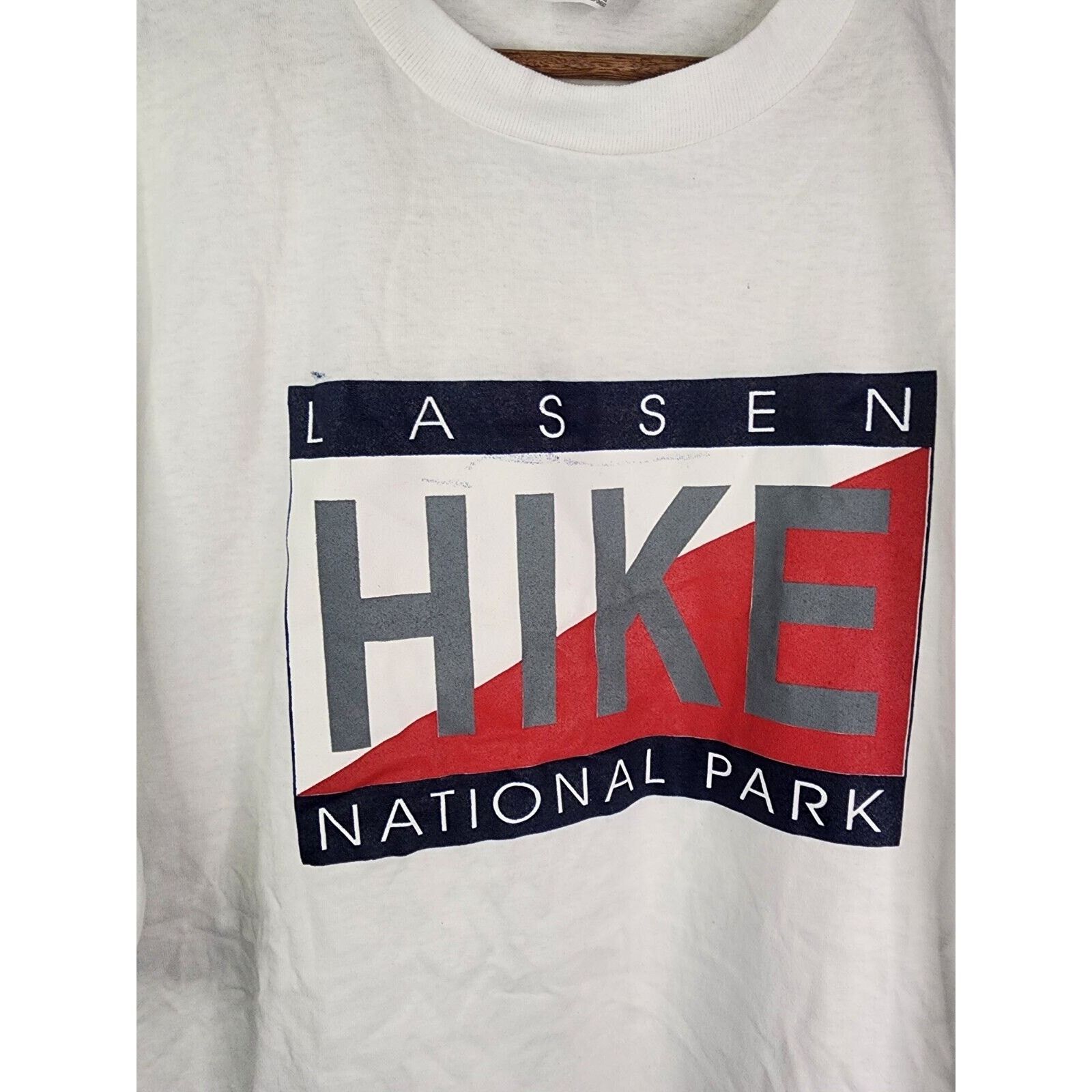 Jerzees Vintage California Shirt Lassen National Park White XL Tee Size US XL / EU 56 / 4 - 2 Thumbnail