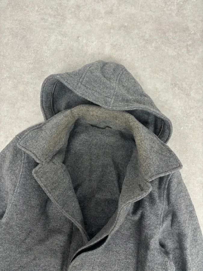 Yves Saint Laurent 2000s Yves Saint Laurent Grey Long Wool Jacket Size US M / EU 48-50 / 2 - 10 Thumbnail