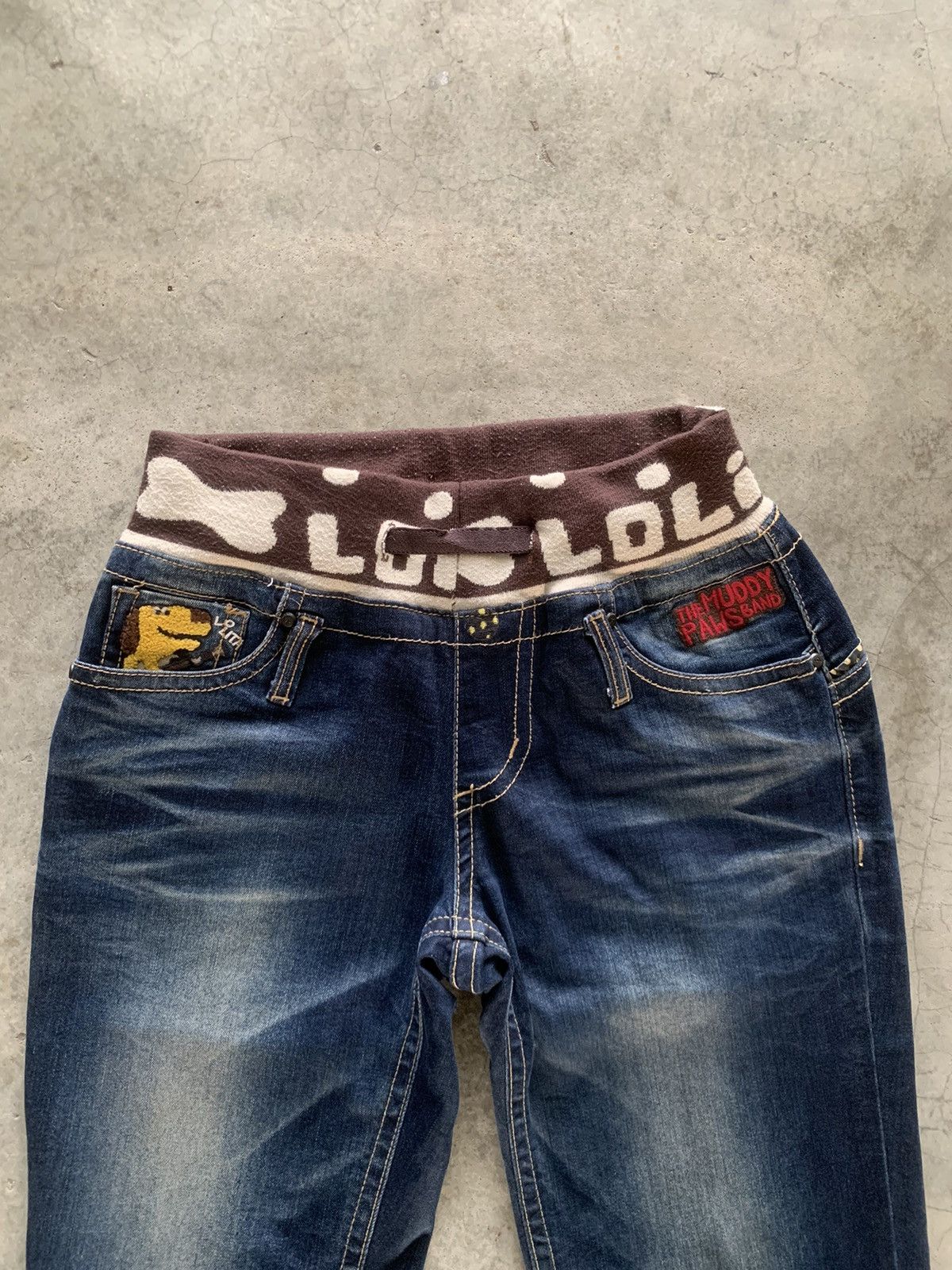 Japanese Brand Lolita The Muddy Paws Band Jeans Size US 32 / EU 48 - 4 Thumbnail