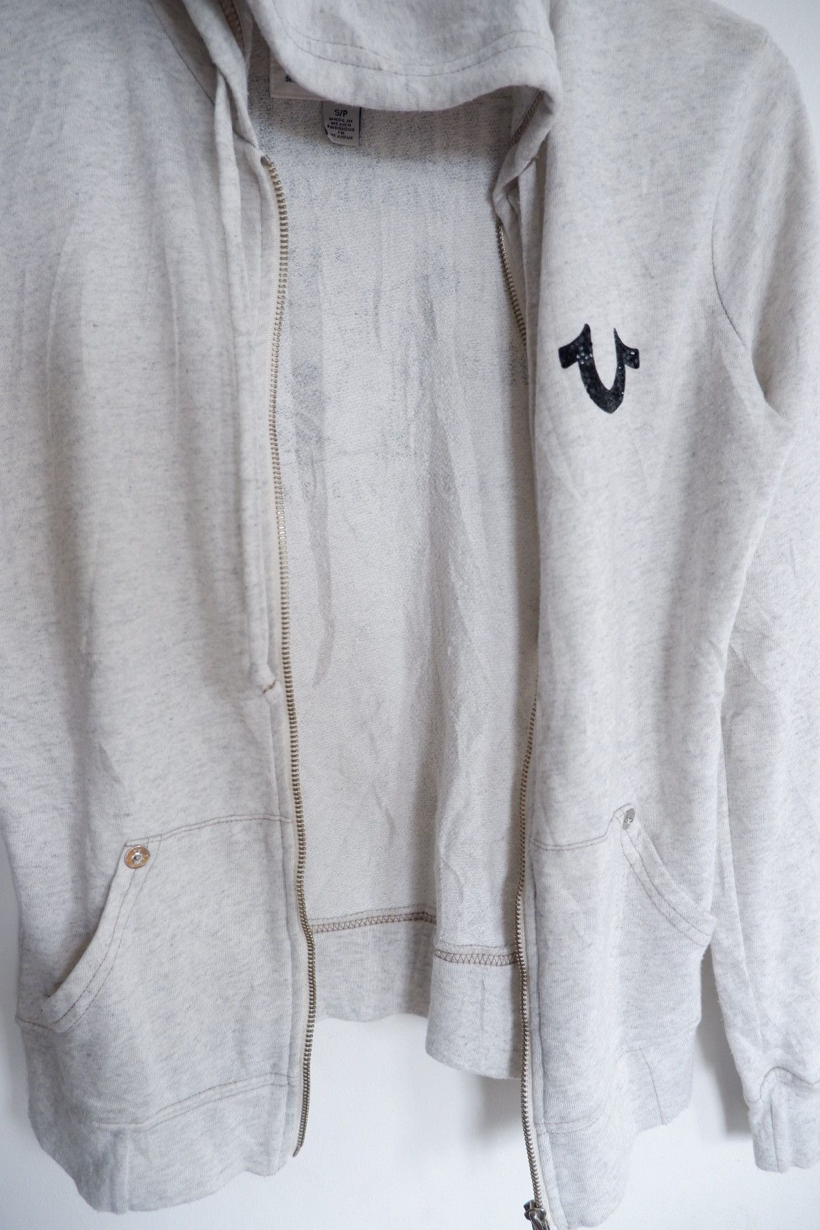 True Religion True Religion Swarovski Logo Hoodie Size S / US 4 / IT 40 - 5 Thumbnail
