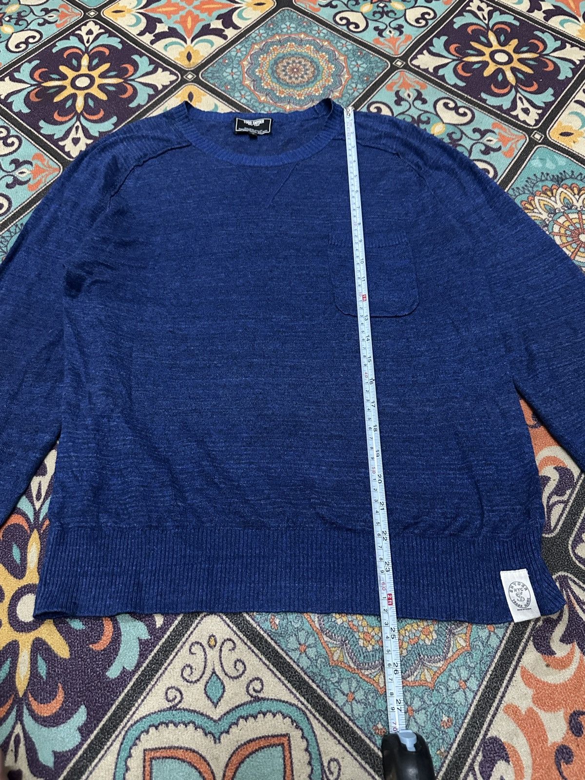 Todd Snyder Todd Synder Single Pocket 100% Hemp Knitted L/S Size US M / EU 48-50 / 2 - 13 Thumbnail
